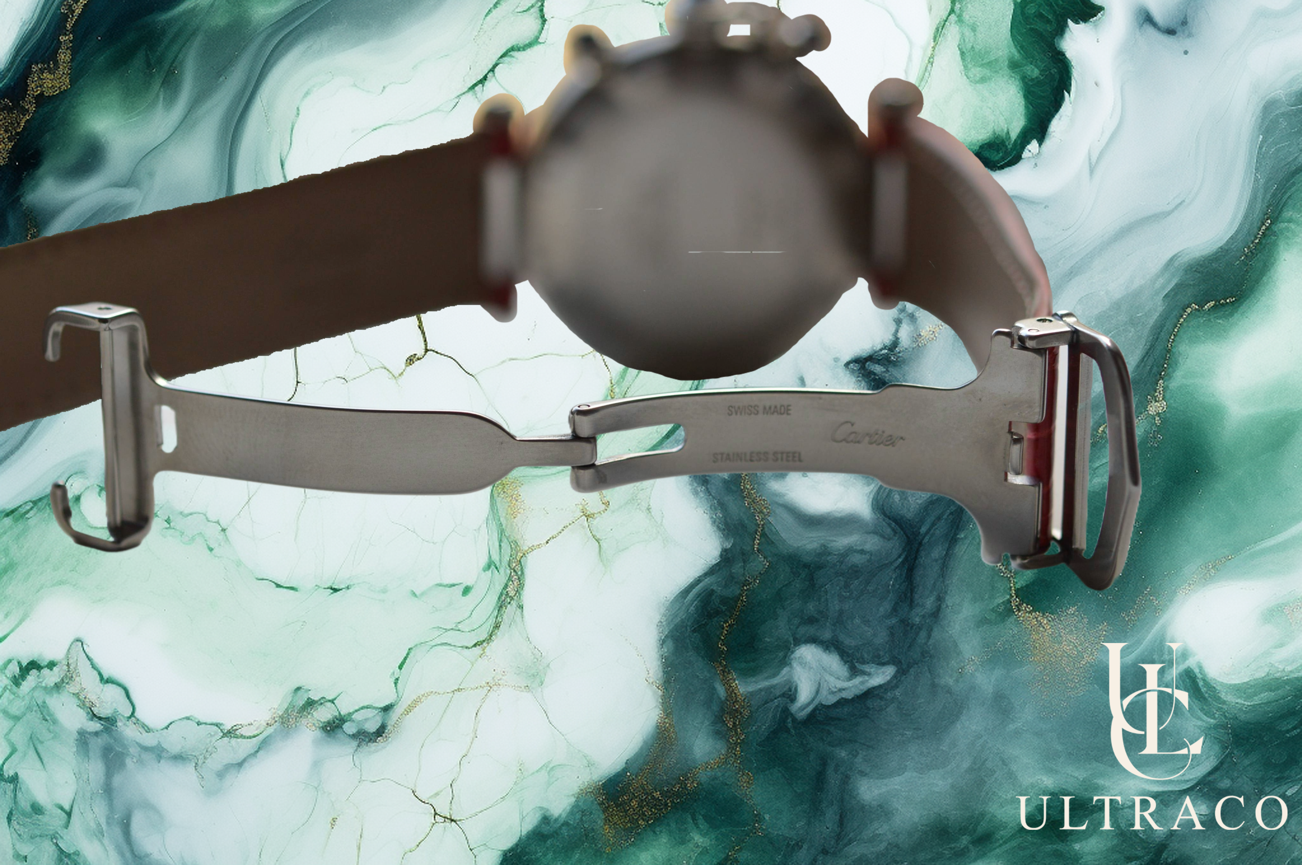 Cartier Pasha Chronograph 18K Yellow Gold & Stainless Steel Quartz