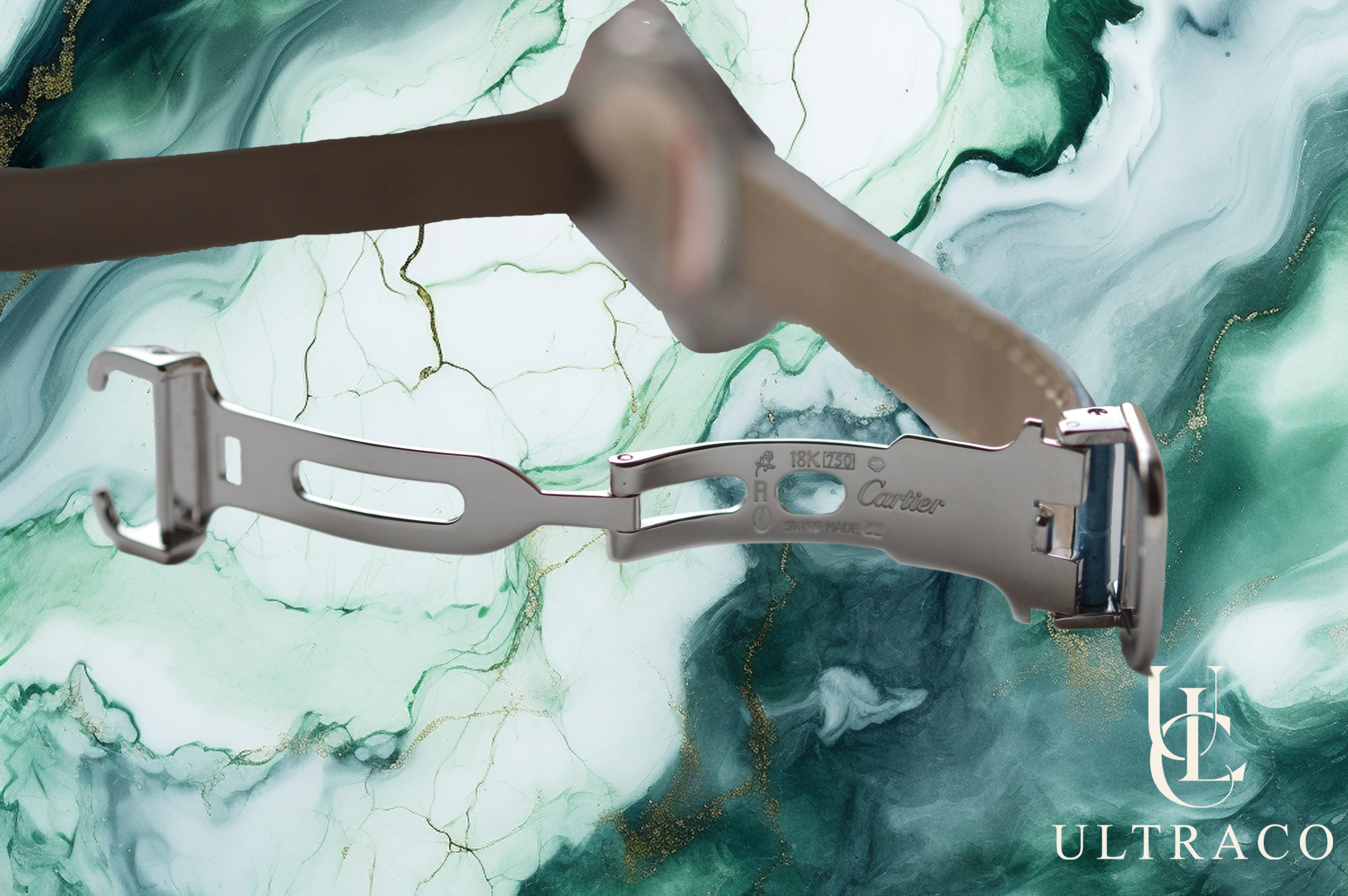 Cartier Panthère 1925 18K White Gold Diamond Bezel Quartz