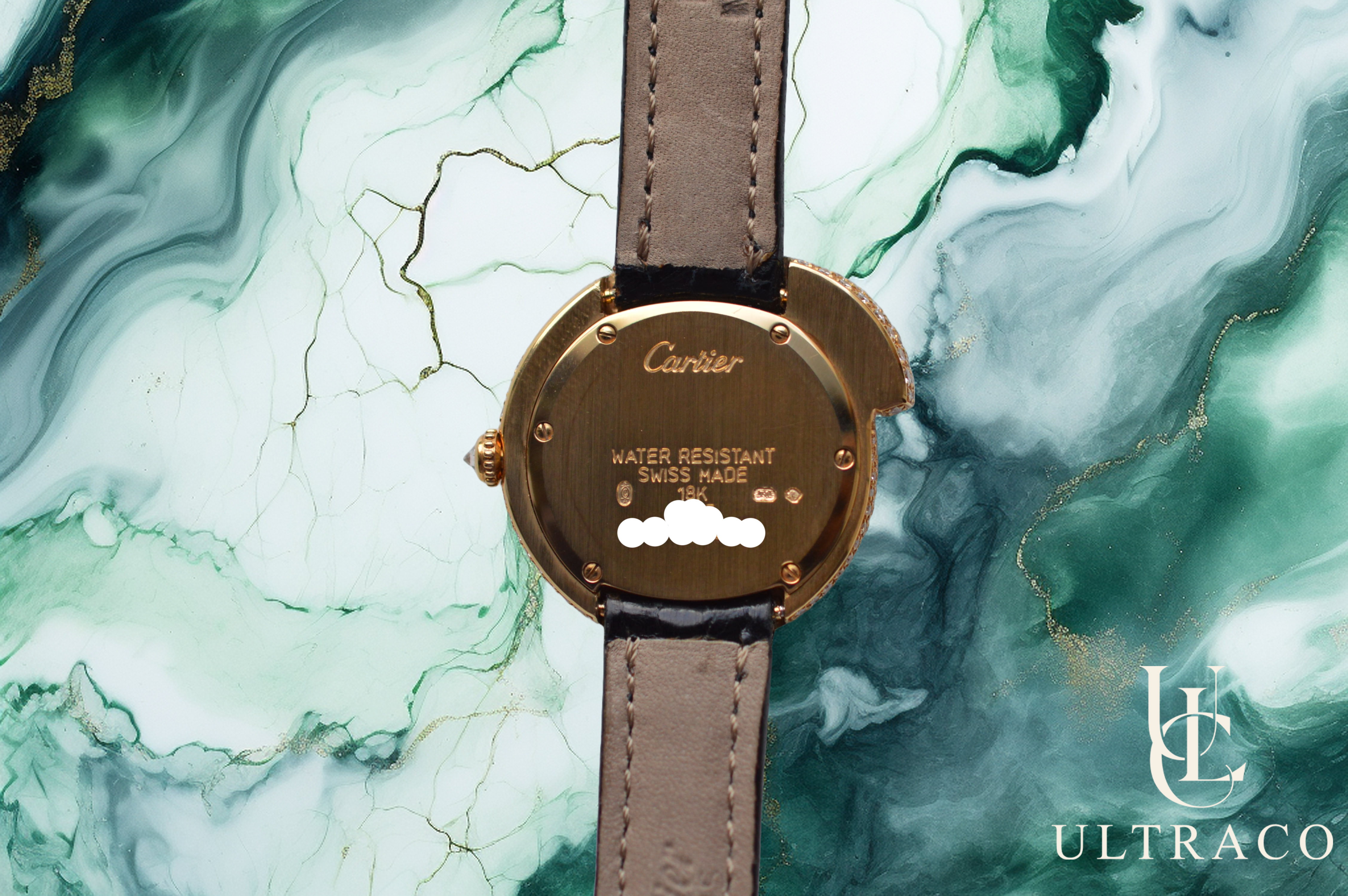 Cartier Panthère 1925 18K Yellow Gold Diamond Bezel Quartz