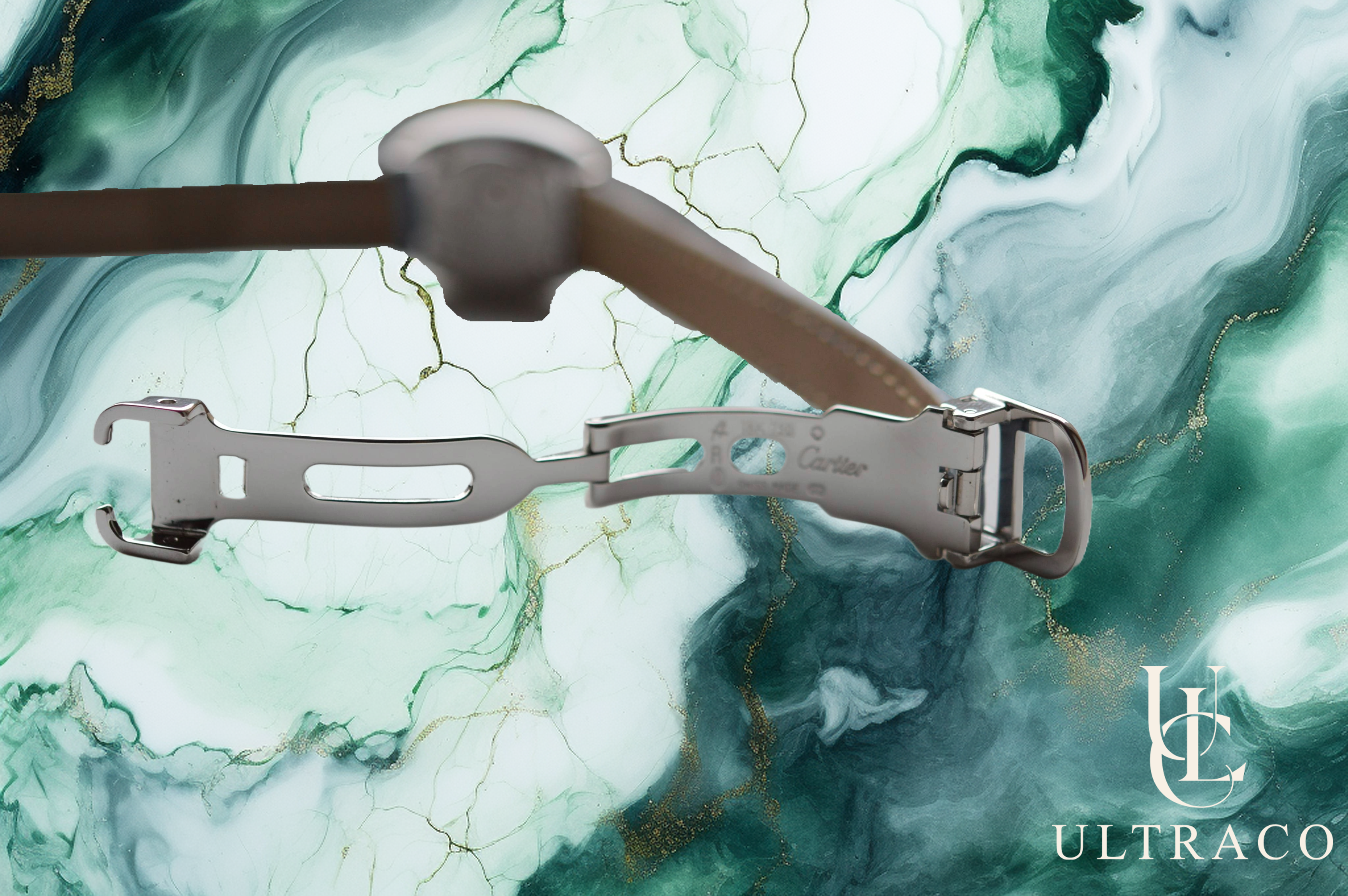 Cartier Mini Baignoire 18K Yellow Gold Diamond Bezel