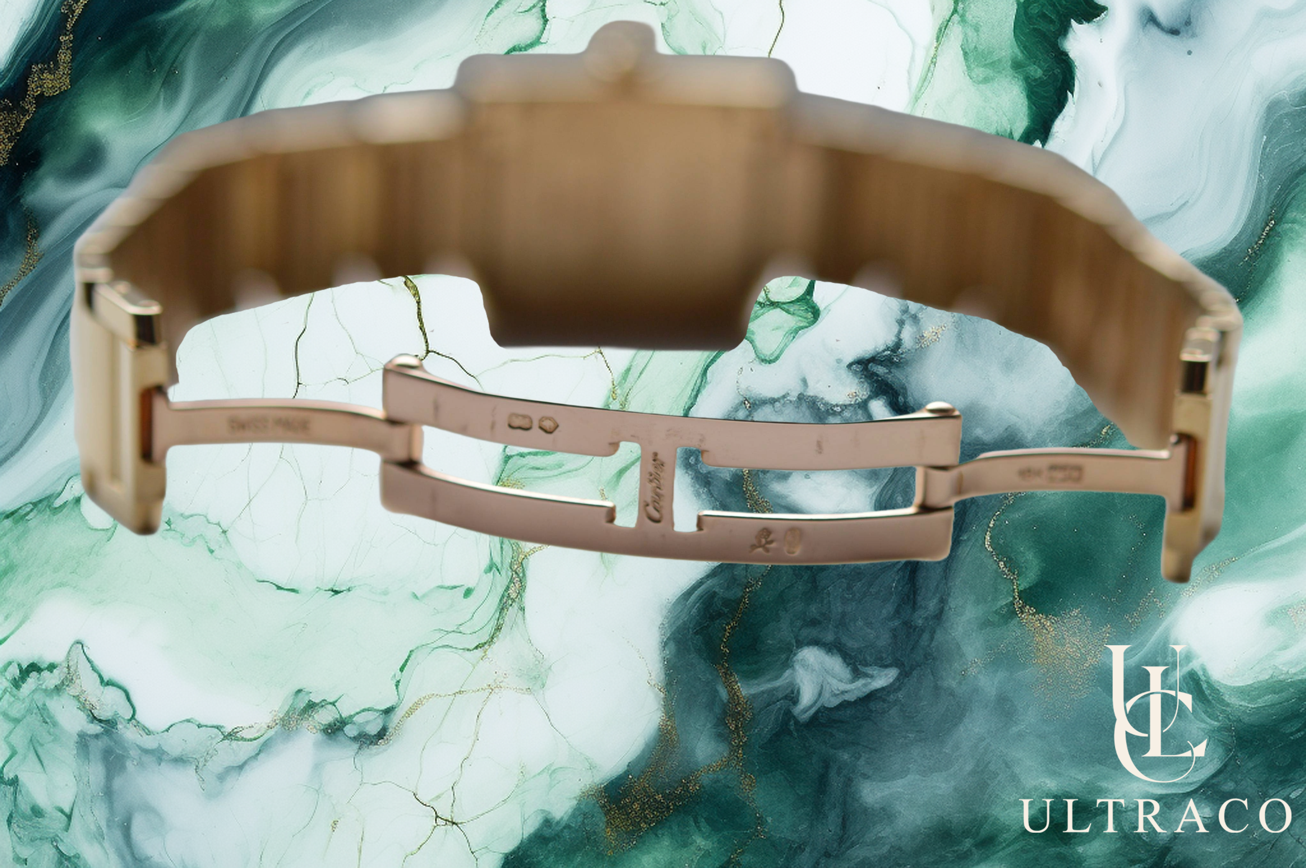 Cartier Tank Française SM 18K Yellow Gold Diamond Bezel