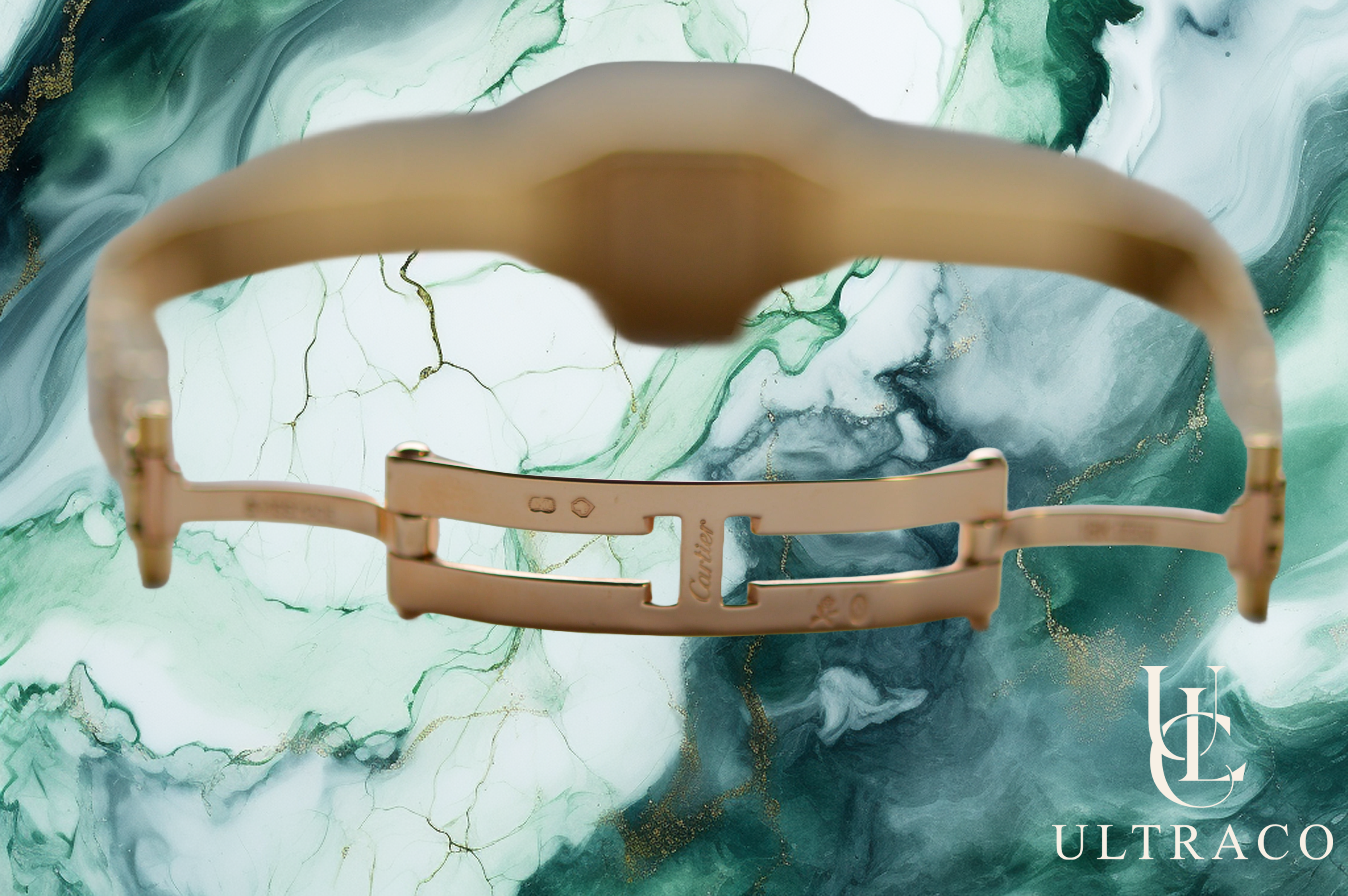 Cartier Mini Panthère Art Déco Flower Pattern 18K Yellow Gold & Diamond