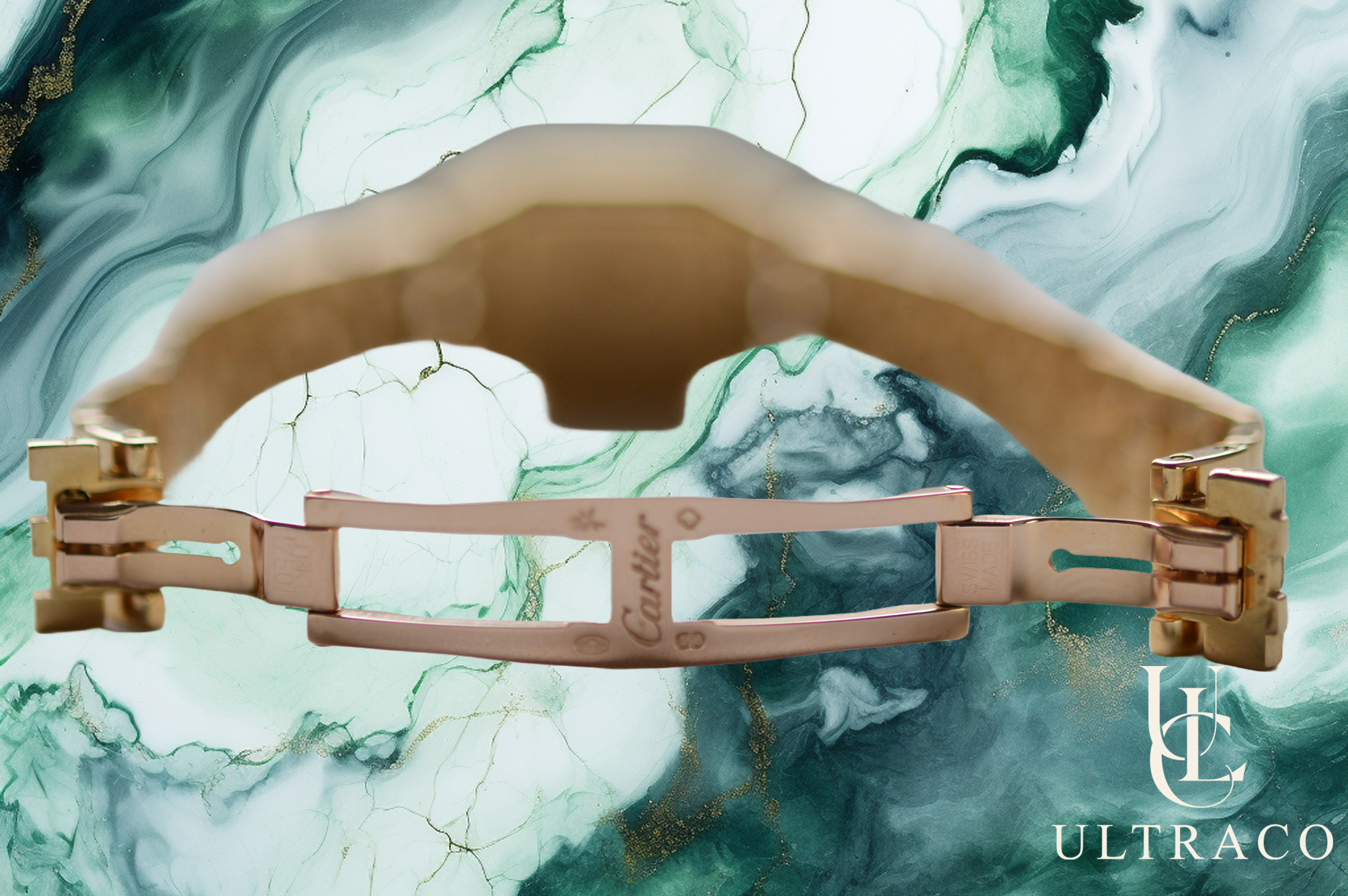 Cartier Mini Panthère 18K Yellow Gold & Diamond Bezel Quartz