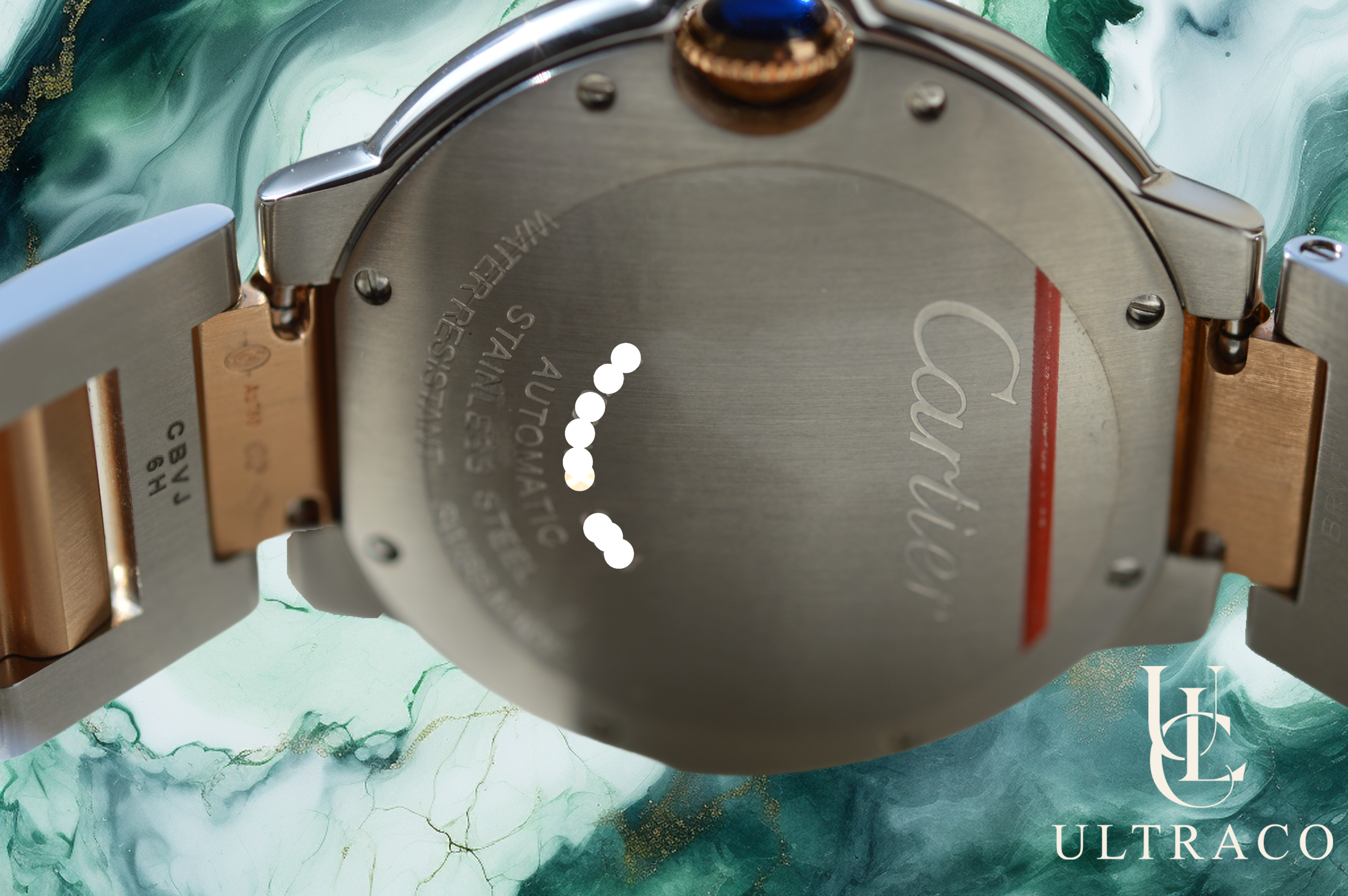 Cartier Ballon Bleu Diamond Index 18K Gold & Steel Automatic