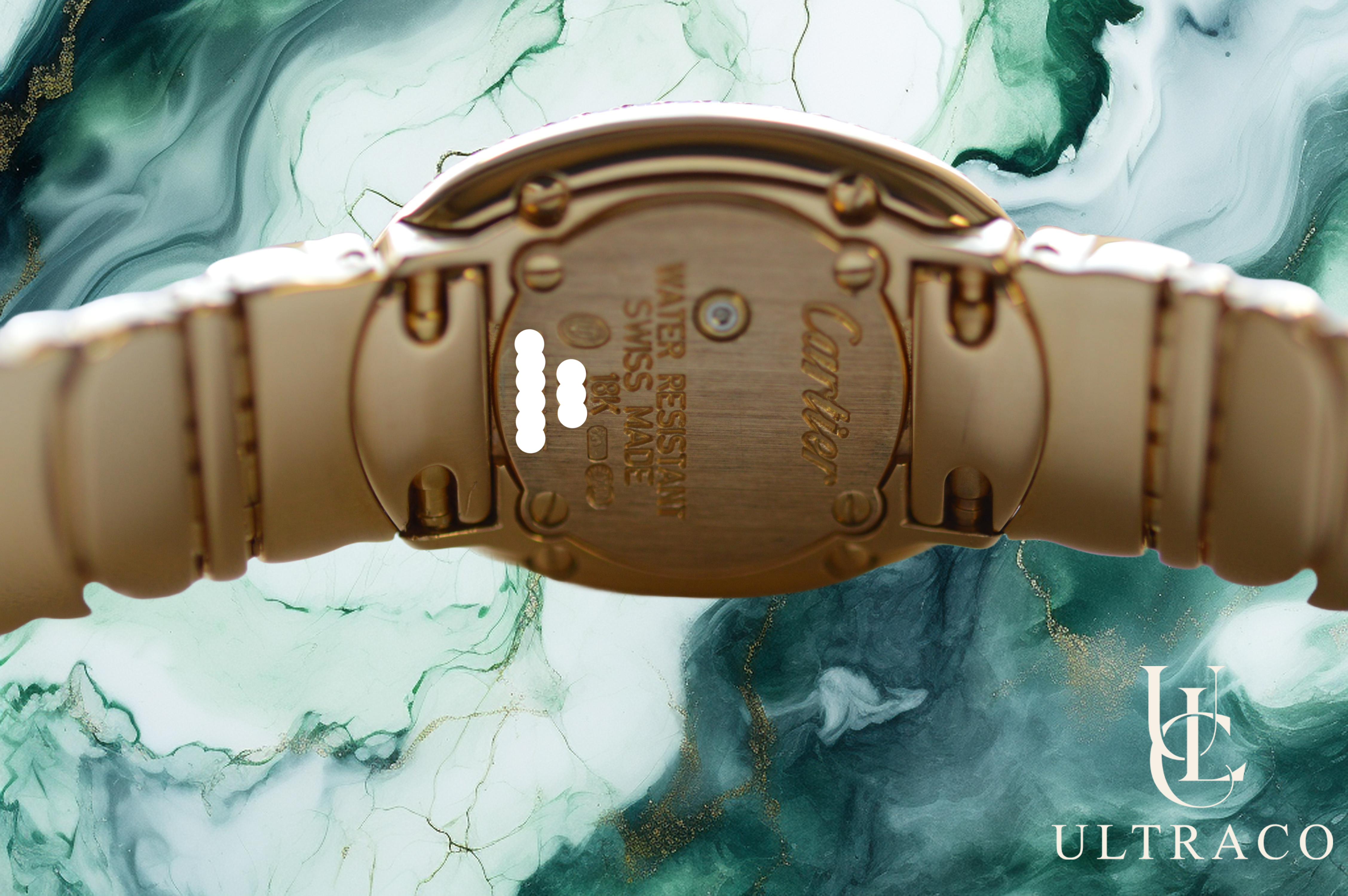 Cartier Mini Baignoire Saint Petersbourg 18K Yellow Gold Quartz