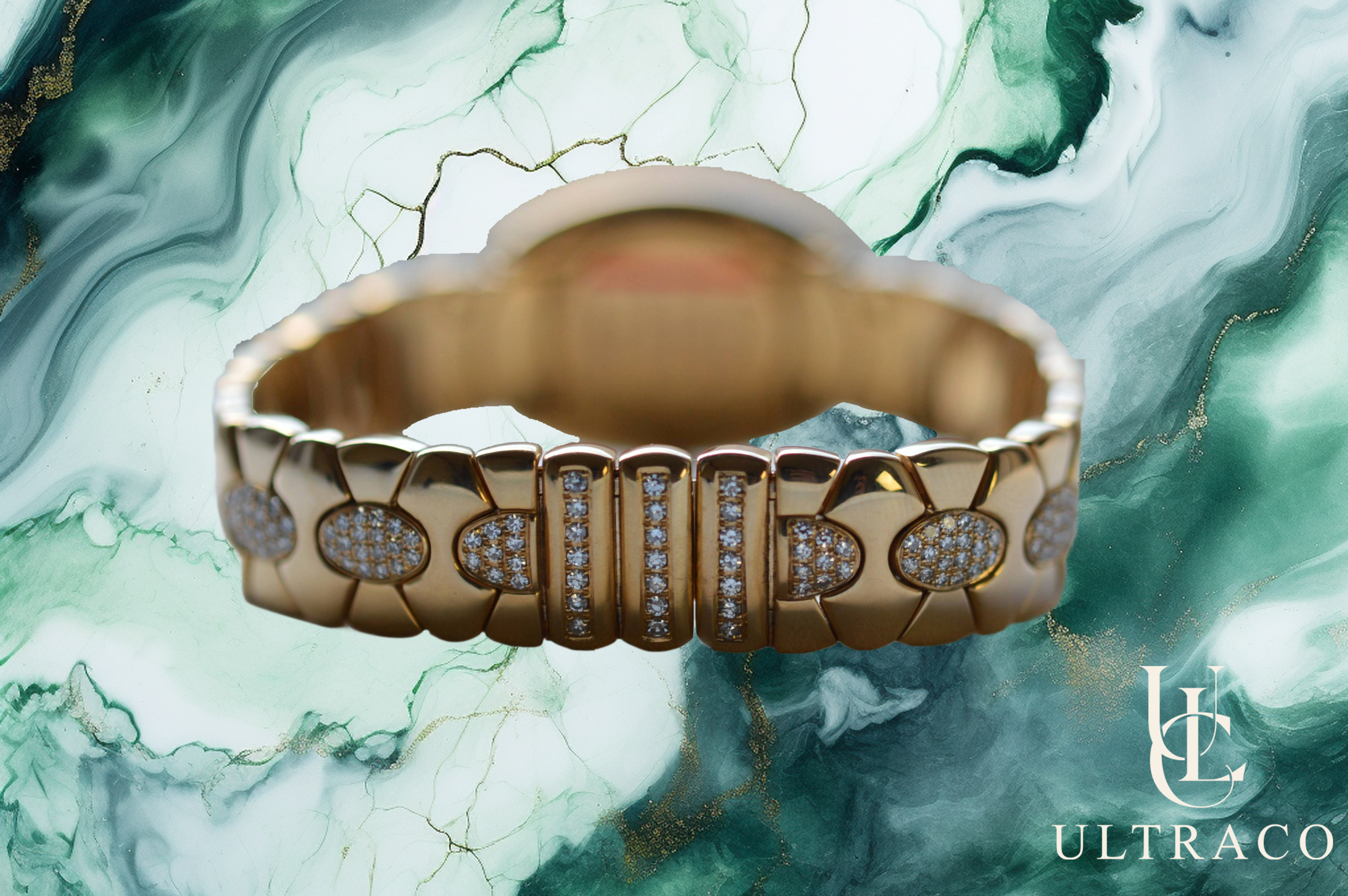 Cartier Baignoire Marcia 18K Yellow Gold Diamond Bezel & Bracelet Quartz