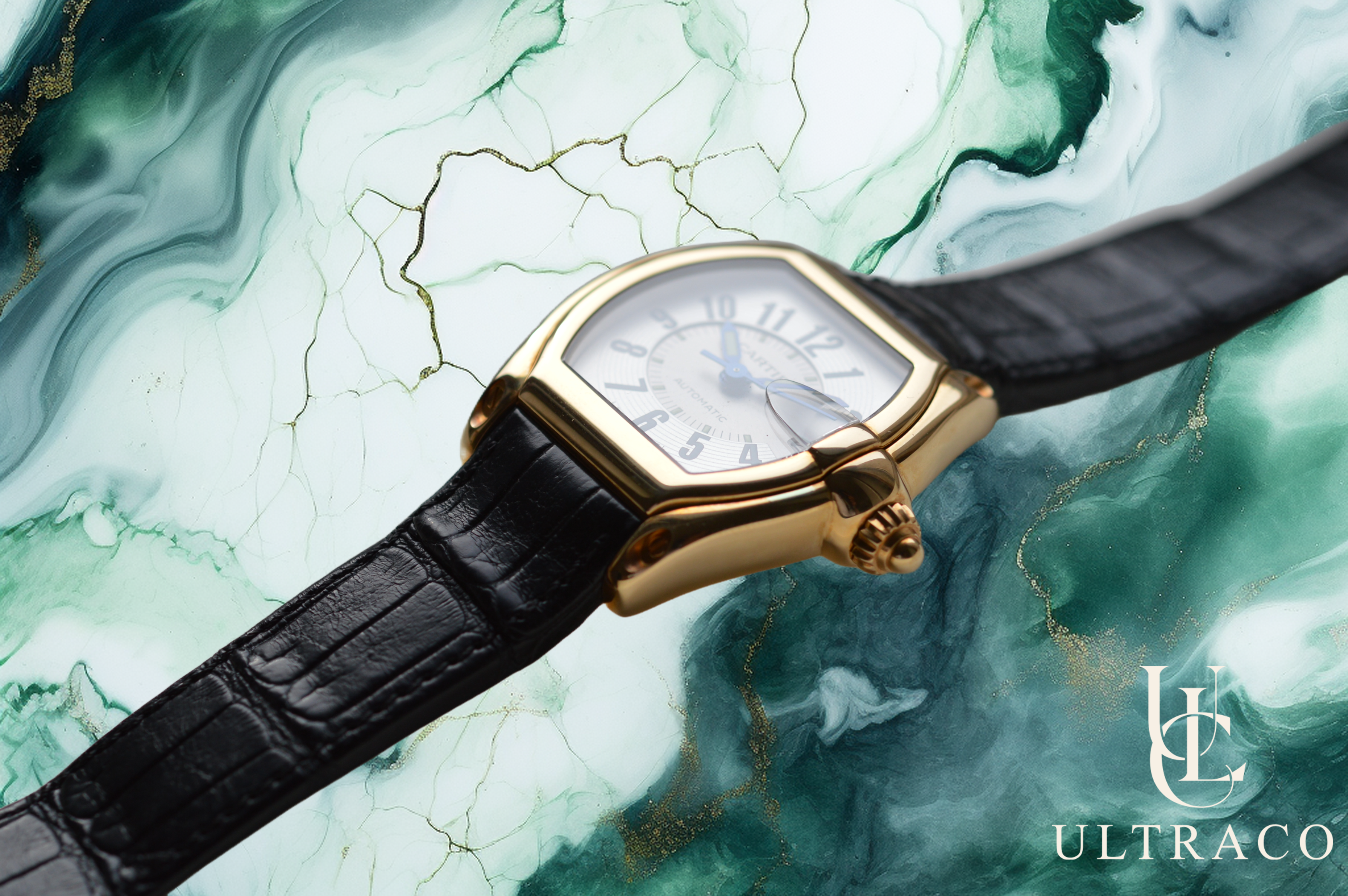 Cartier Roadster 18K Yellow Gold Automatic