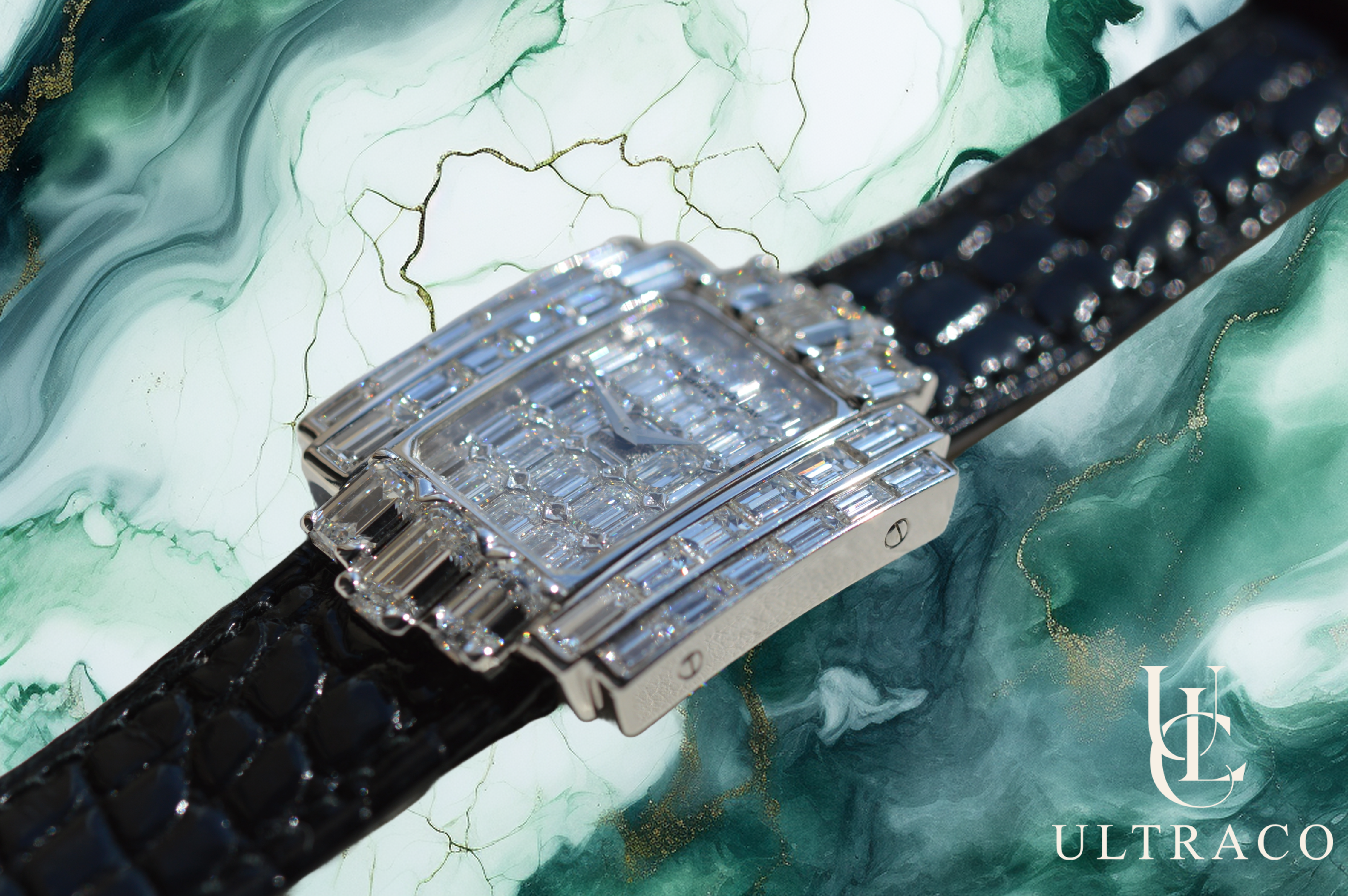 Vacheron Constantin Kalla Tiare 18k White Gold Diamond Case & Buckle