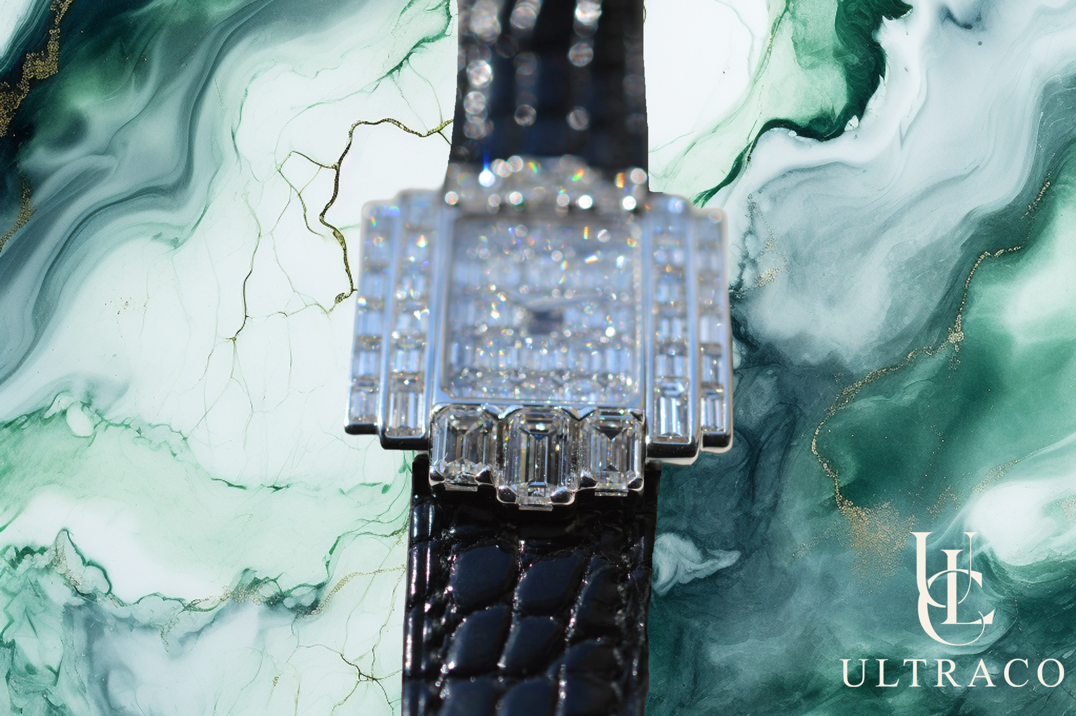 Vacheron Constantin Kalla Tiare 18k White Gold Diamond Case & Buckle