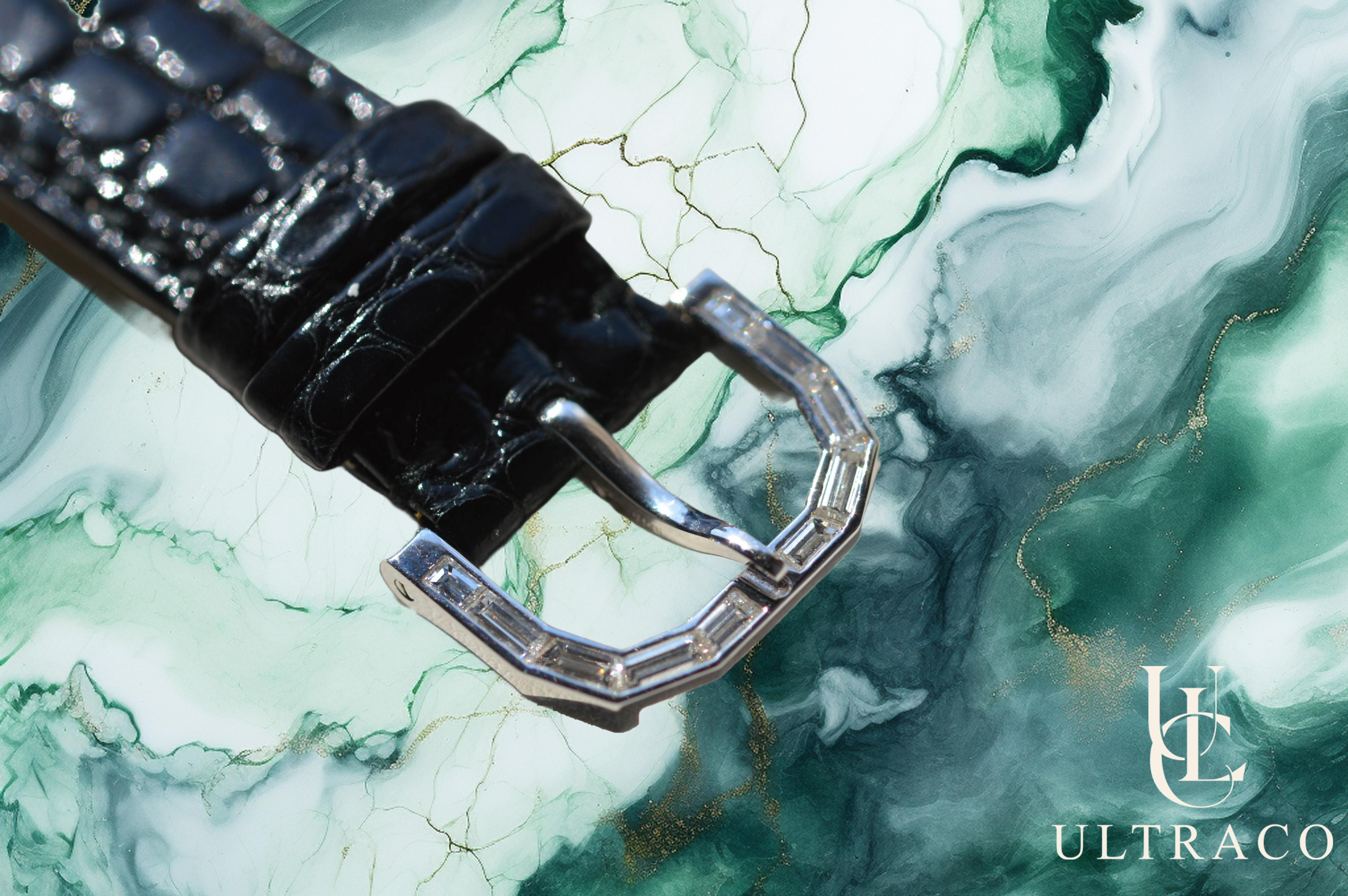 Vacheron Constantin Kalla Tiare 18k White Gold Diamond Case & Buckle