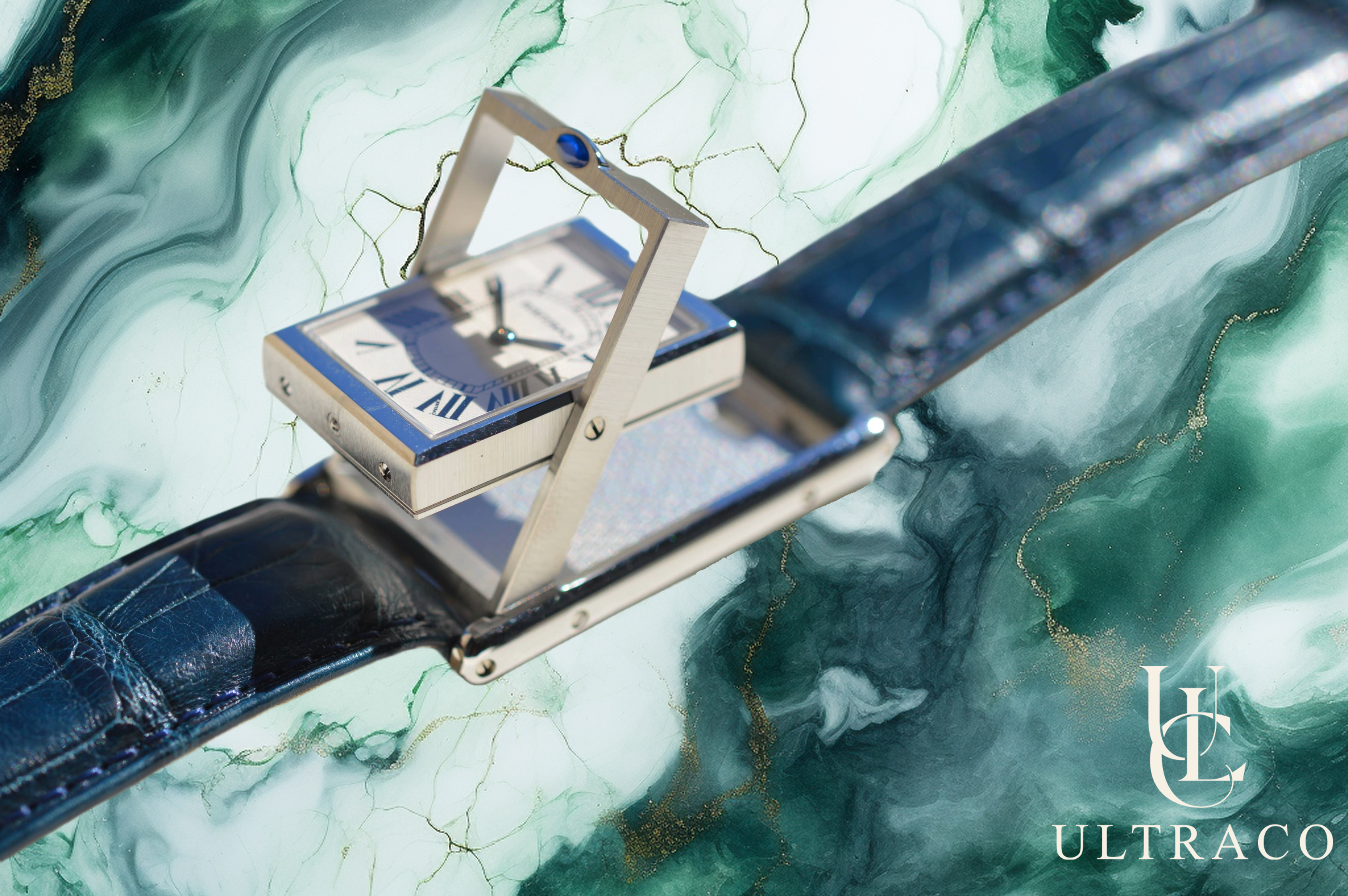 Cartier Tank Basculante Medium Stainless Steel