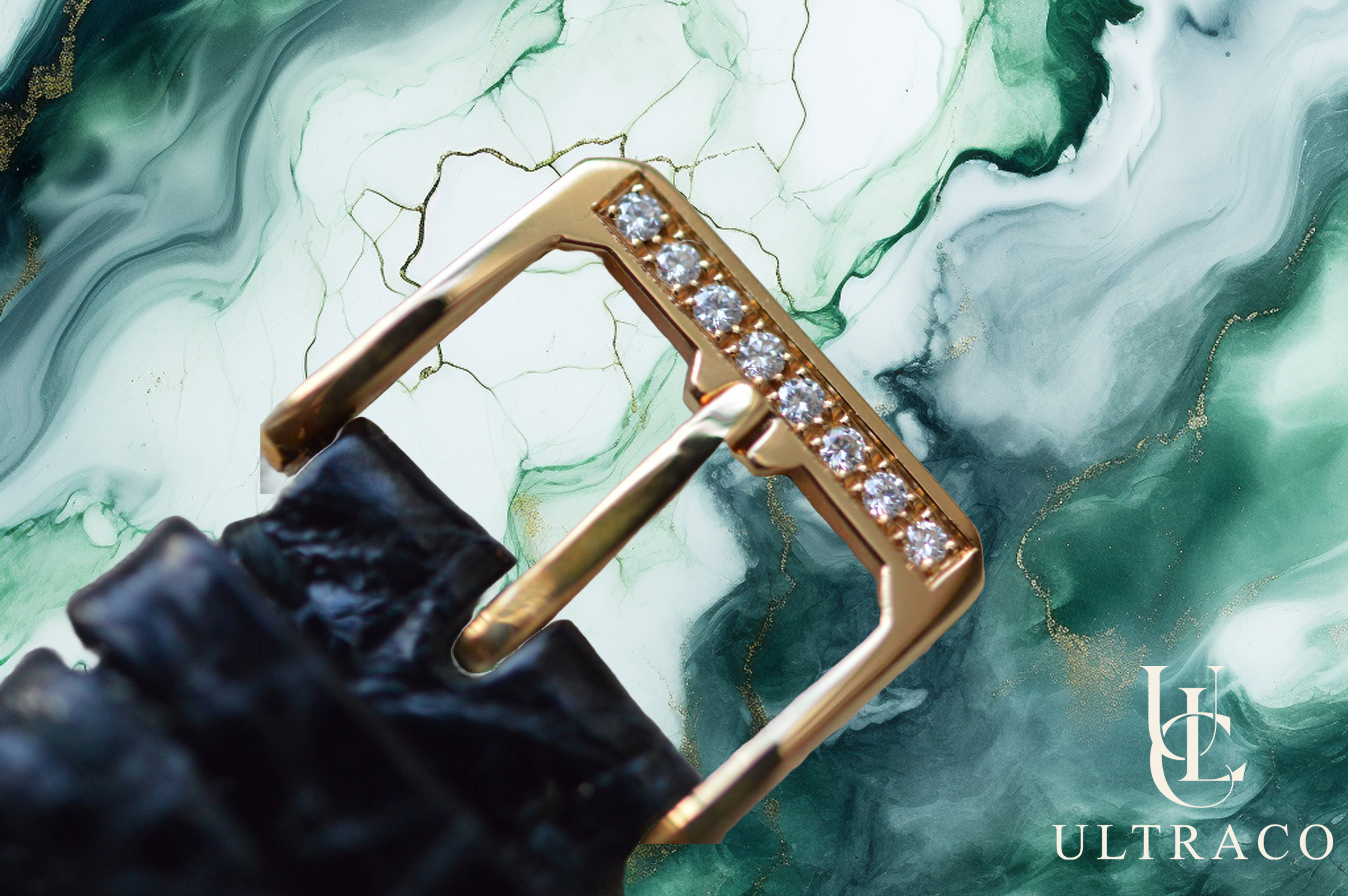 Montega Yellow Gold Petal Dial & Pave Diamond Bezel