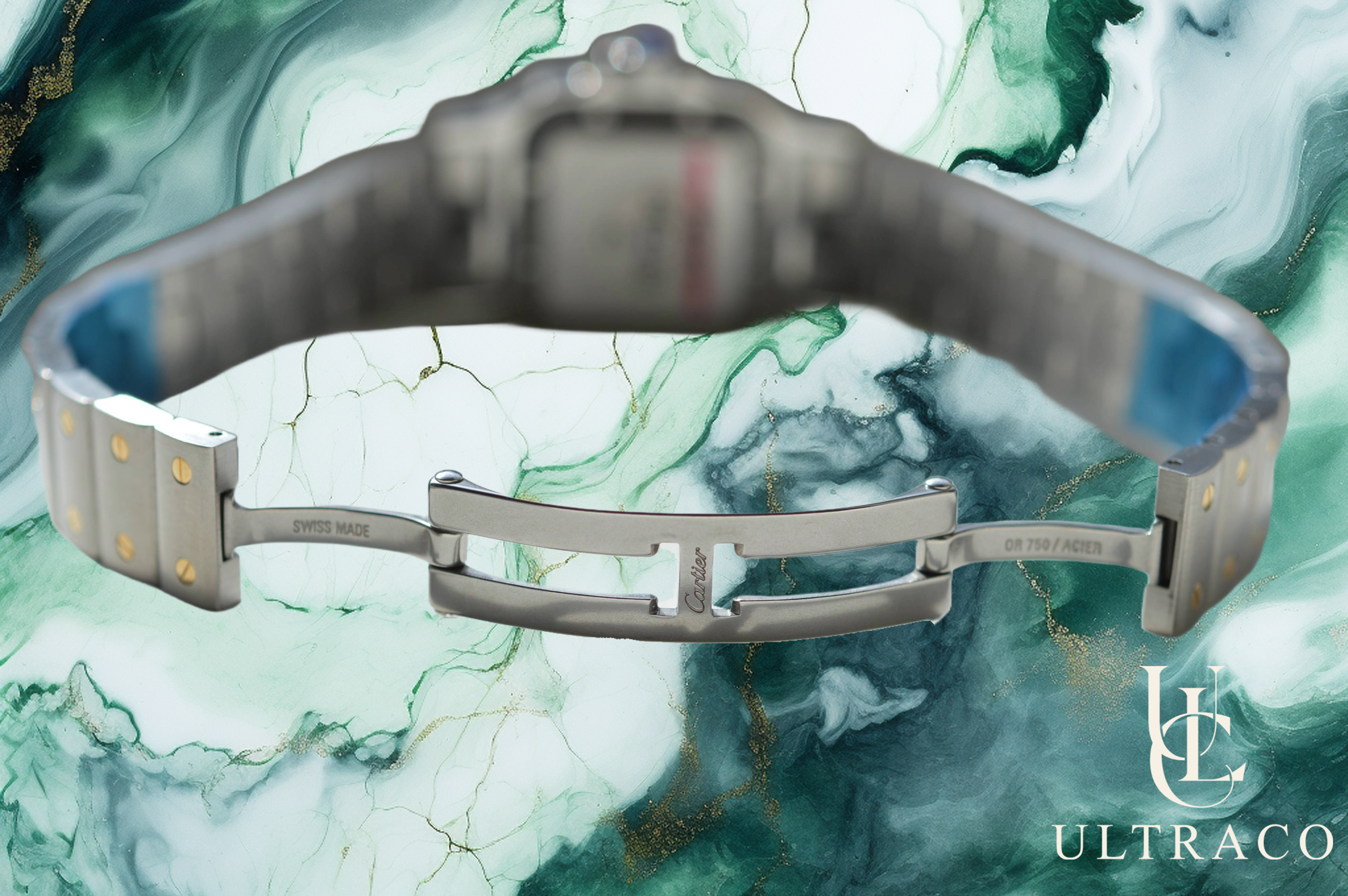 Cartier Santos Galbée SM 18K Gold & Steel Automatic