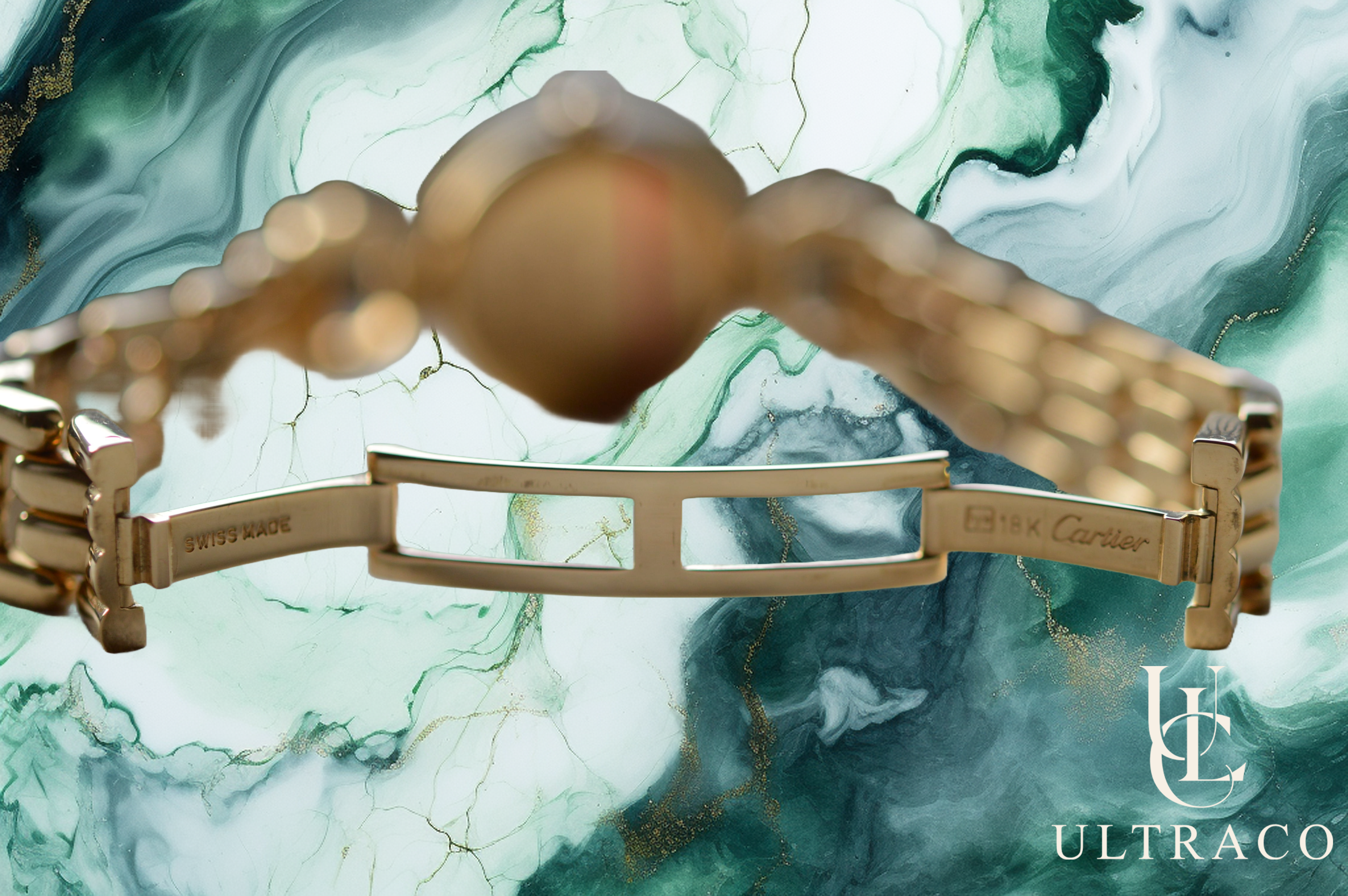 Cartier Vendôme Louis Cartier V.L.C 18K Yellow Gold & Diamond Bezel