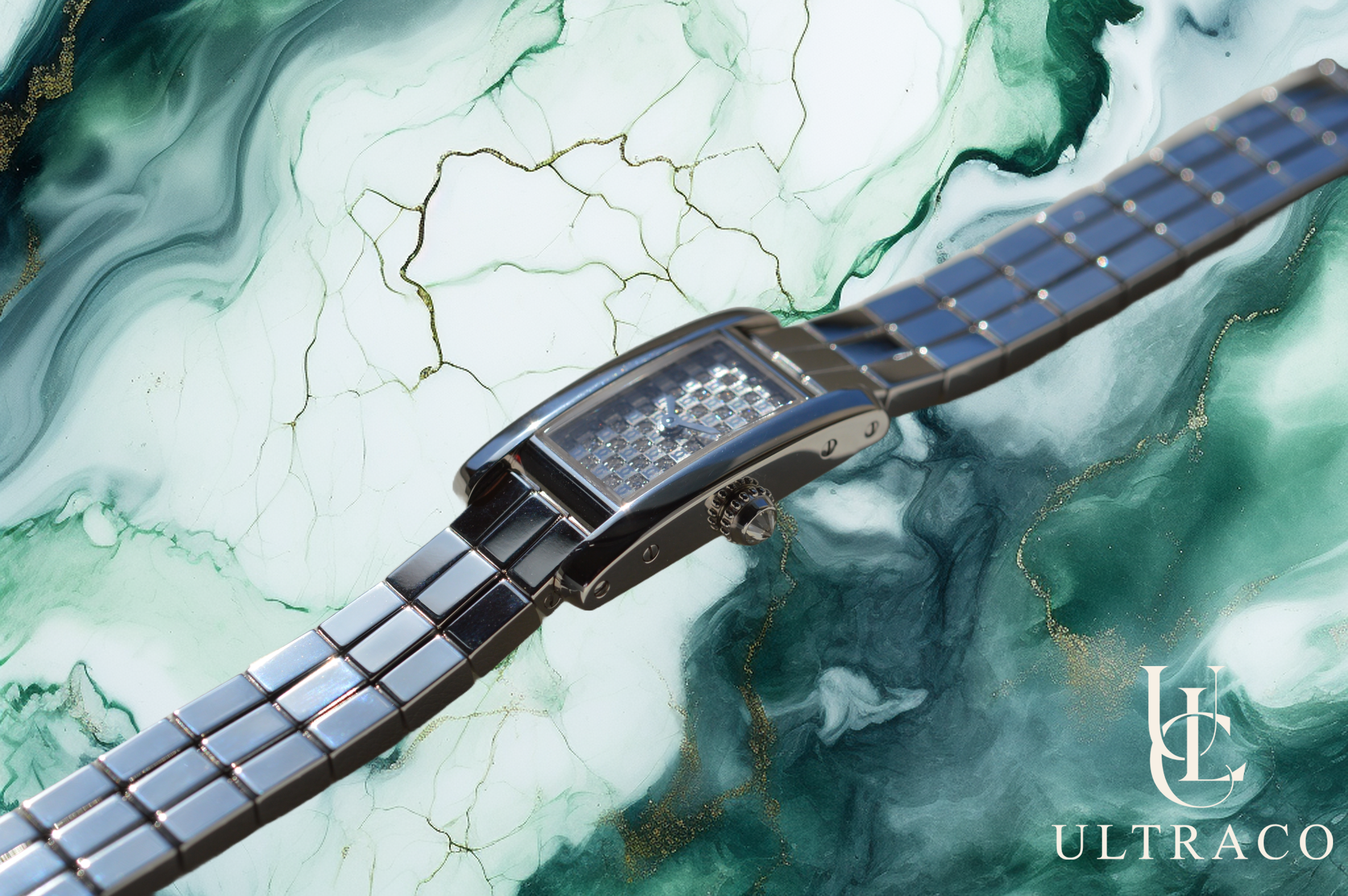 Cartier Tank Lanières Allongée 18K White Gold