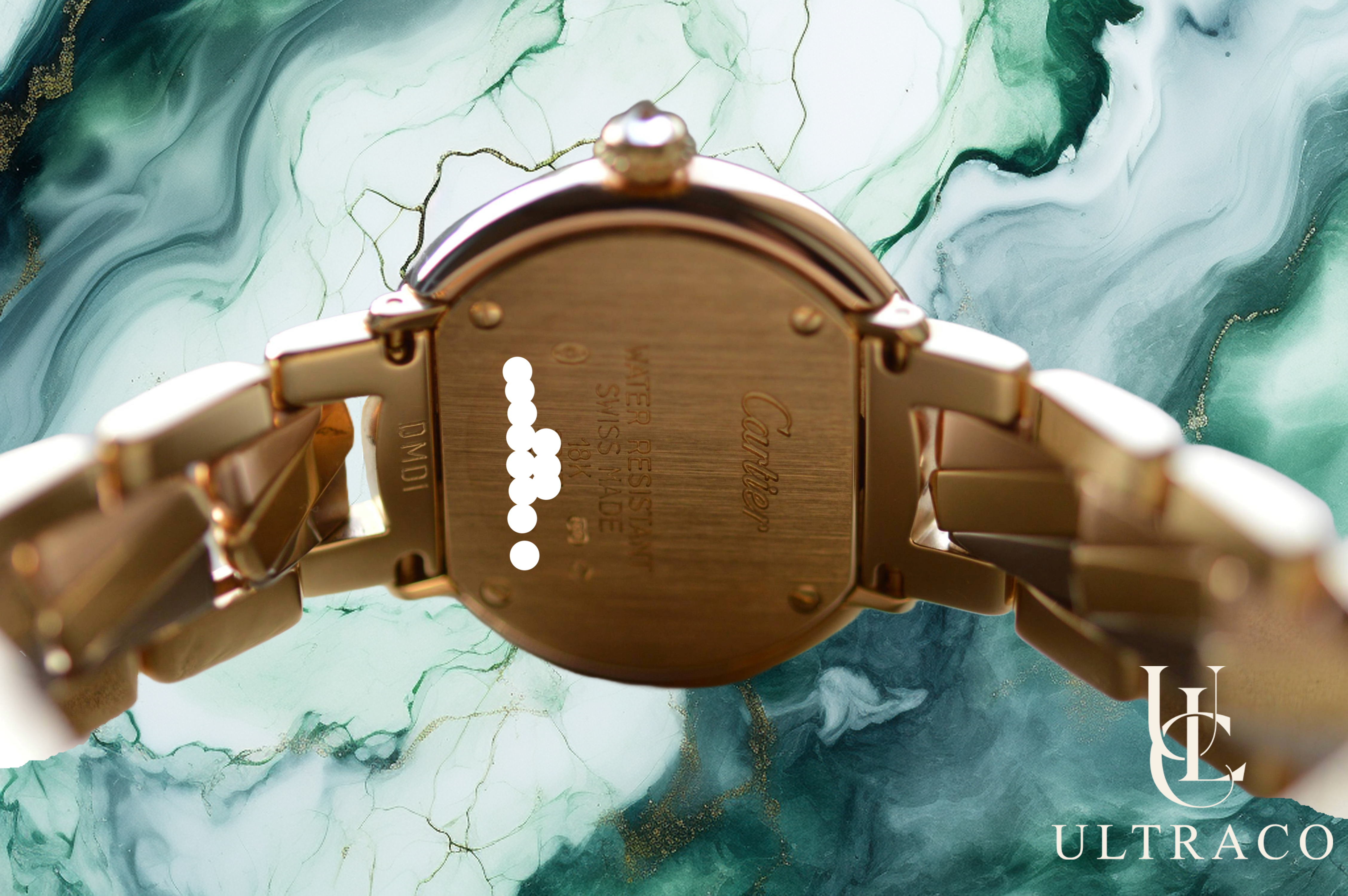 Cartier Trinity 3 Gold 18K Yellow, Rose & White Gold Diamond Bezel