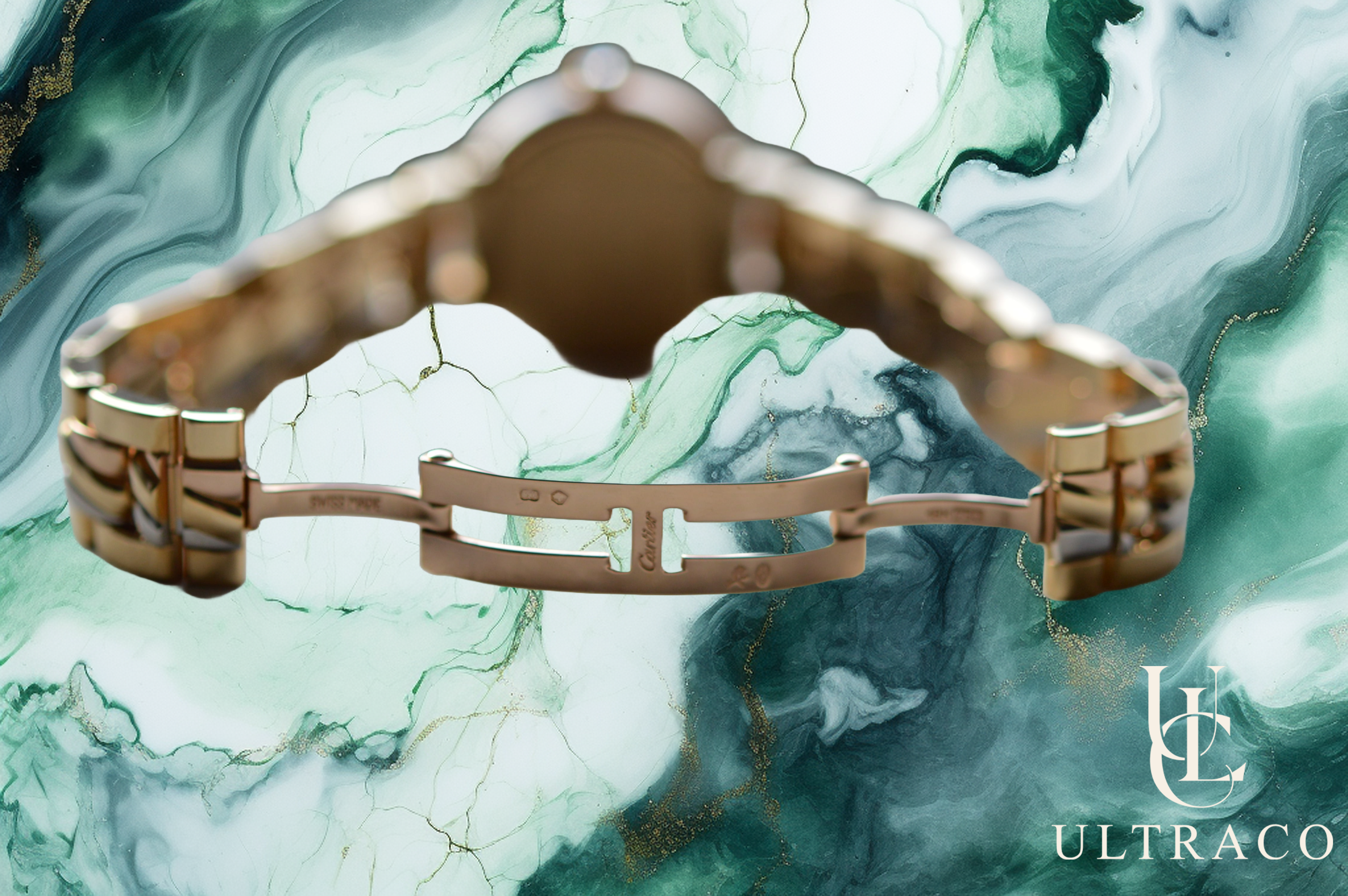 Cartier Trinity 3 Gold 18K Yellow, Rose & White Gold Diamond Bezel