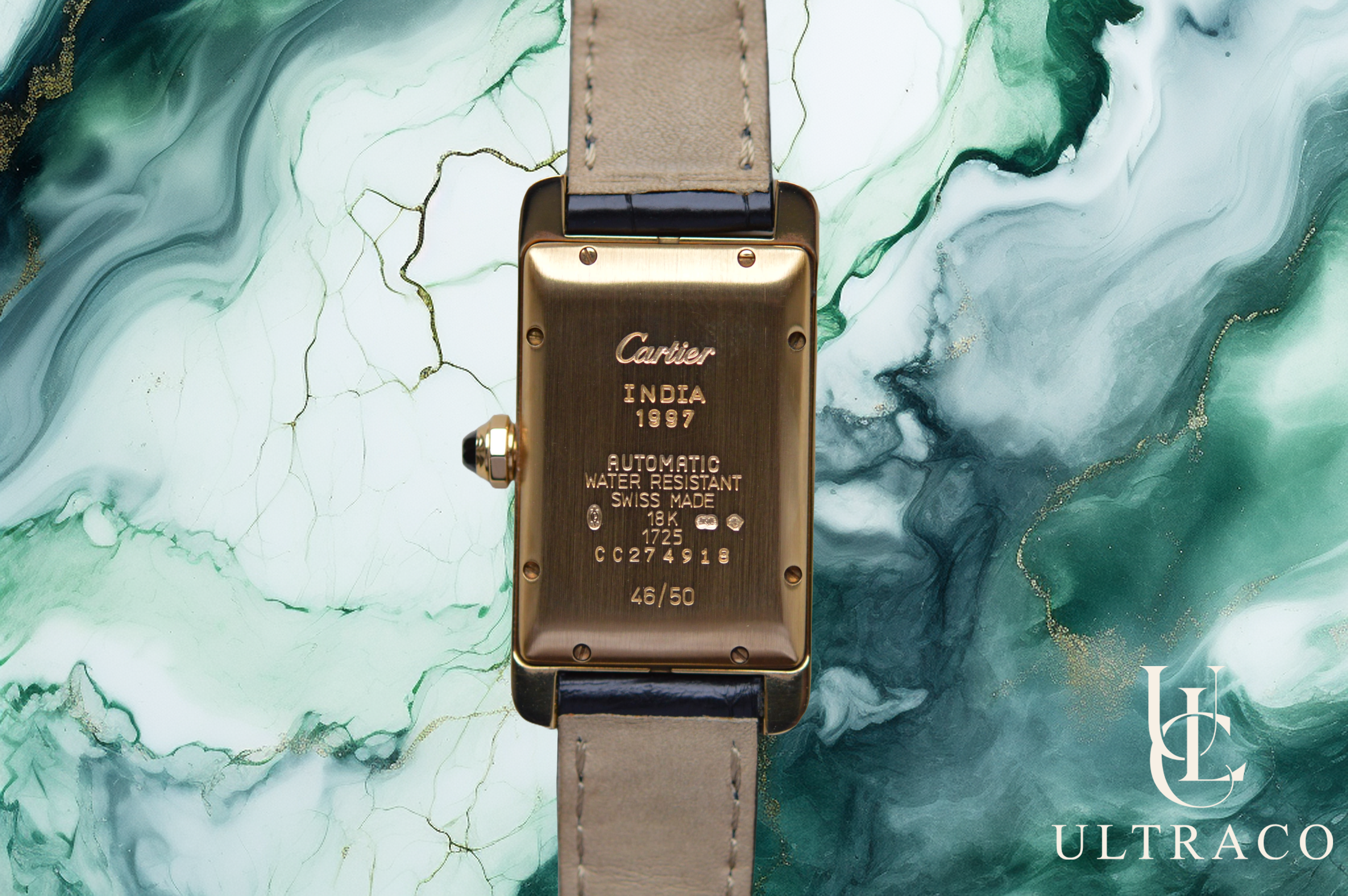 Cartier Tank Américaine MM 50th Indian Independance Day Limited Ed.