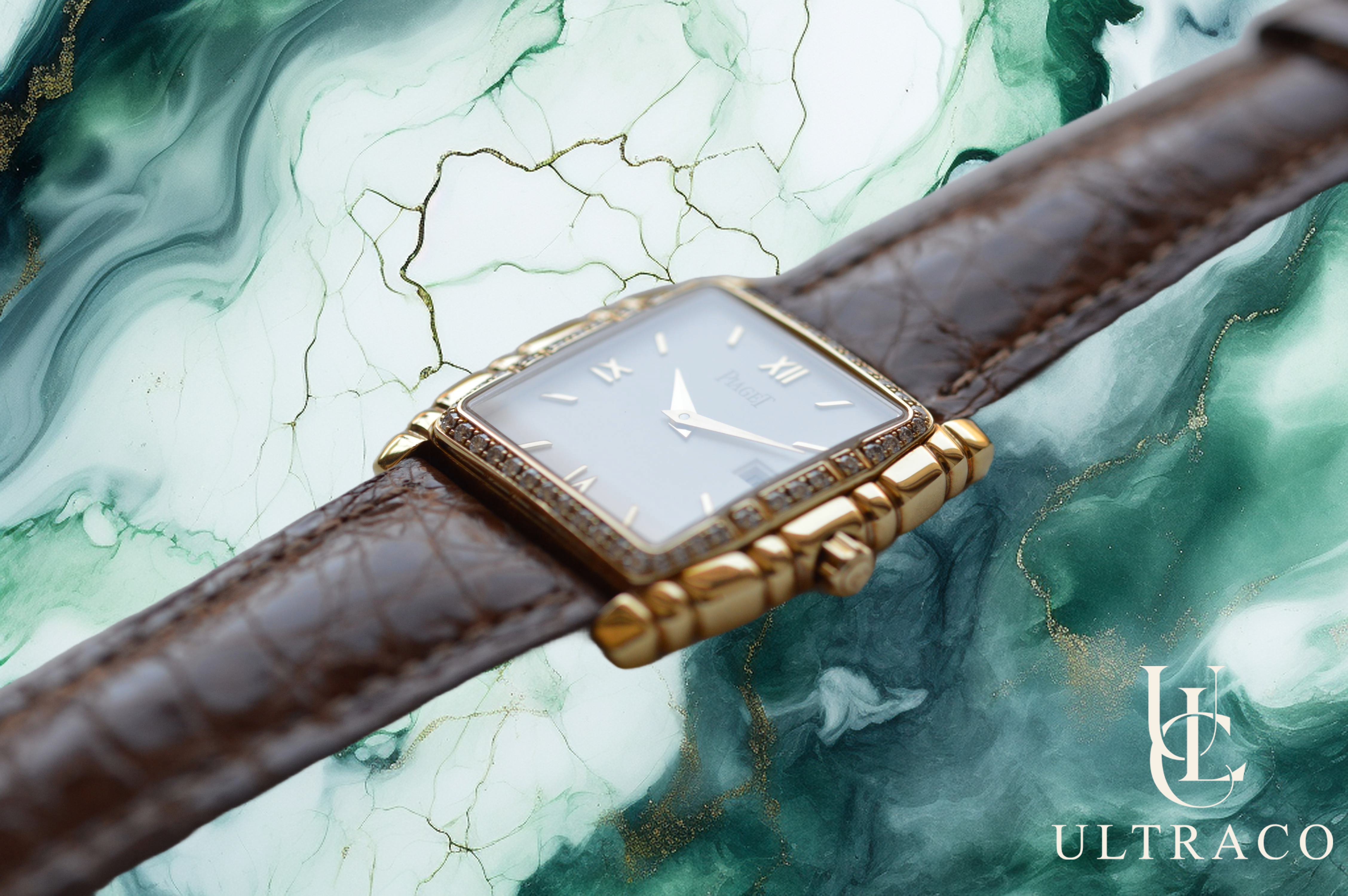 Piaget Tanagra Diamond Bezel 18K Yellow Gold Quartz