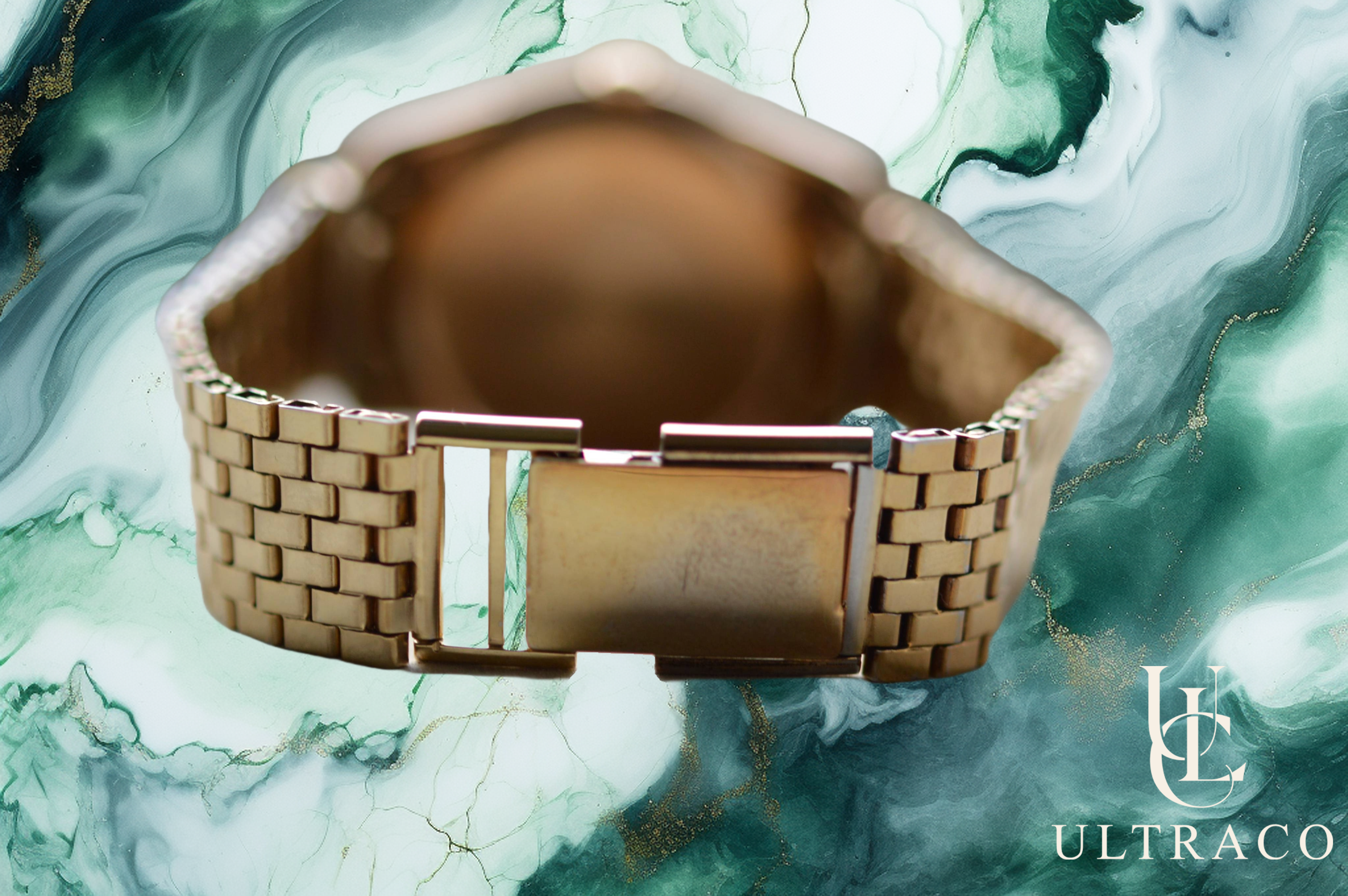 Longines 14K Red Gold Portrait Of King Saud Bin Abdulaziz Al Saud