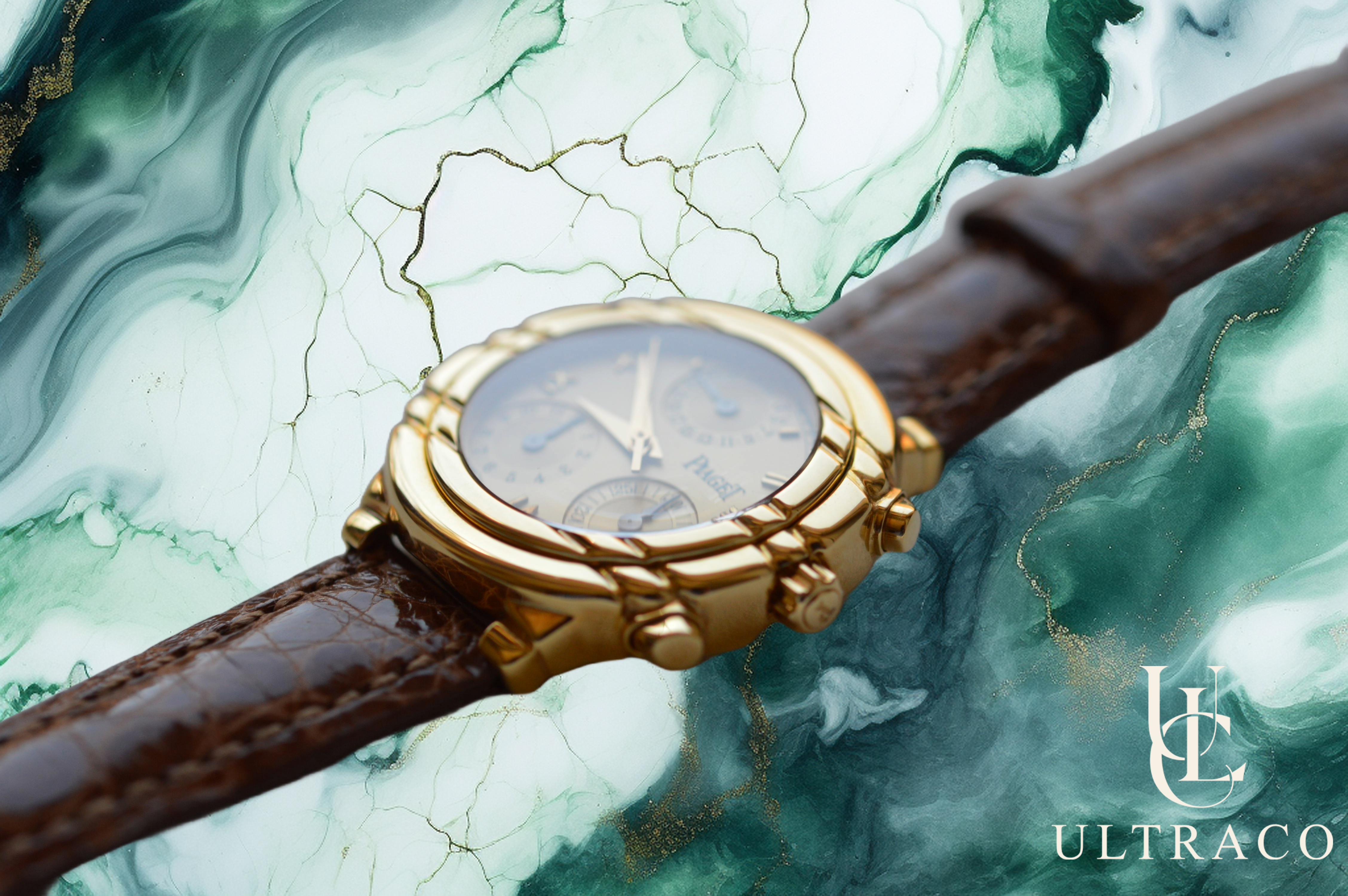 Piaget Tanagra Chronograph 18K Yellow Gold Quartz