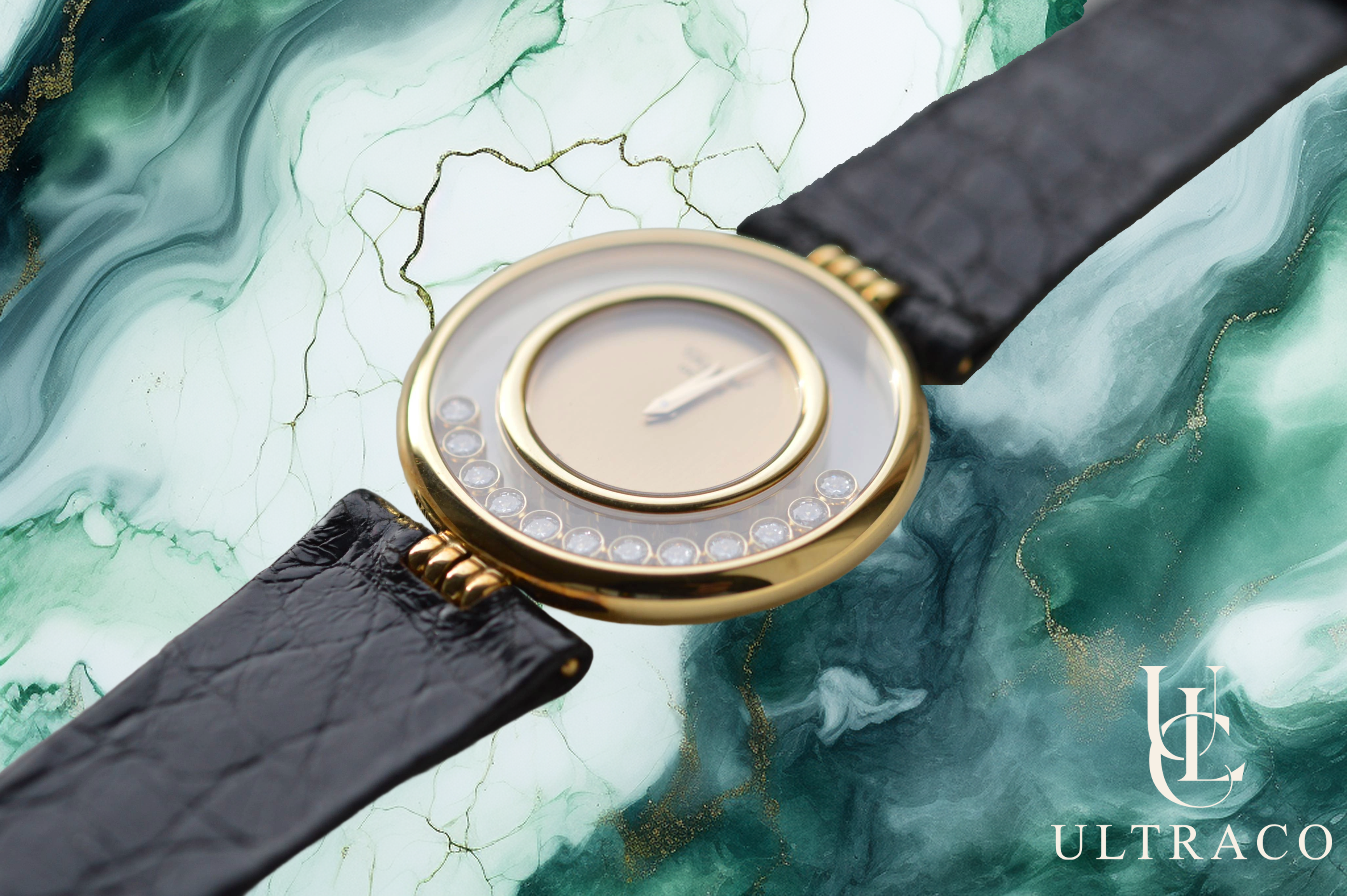 Chopard Happy Diamonds 18K Yellow Gold Quartz