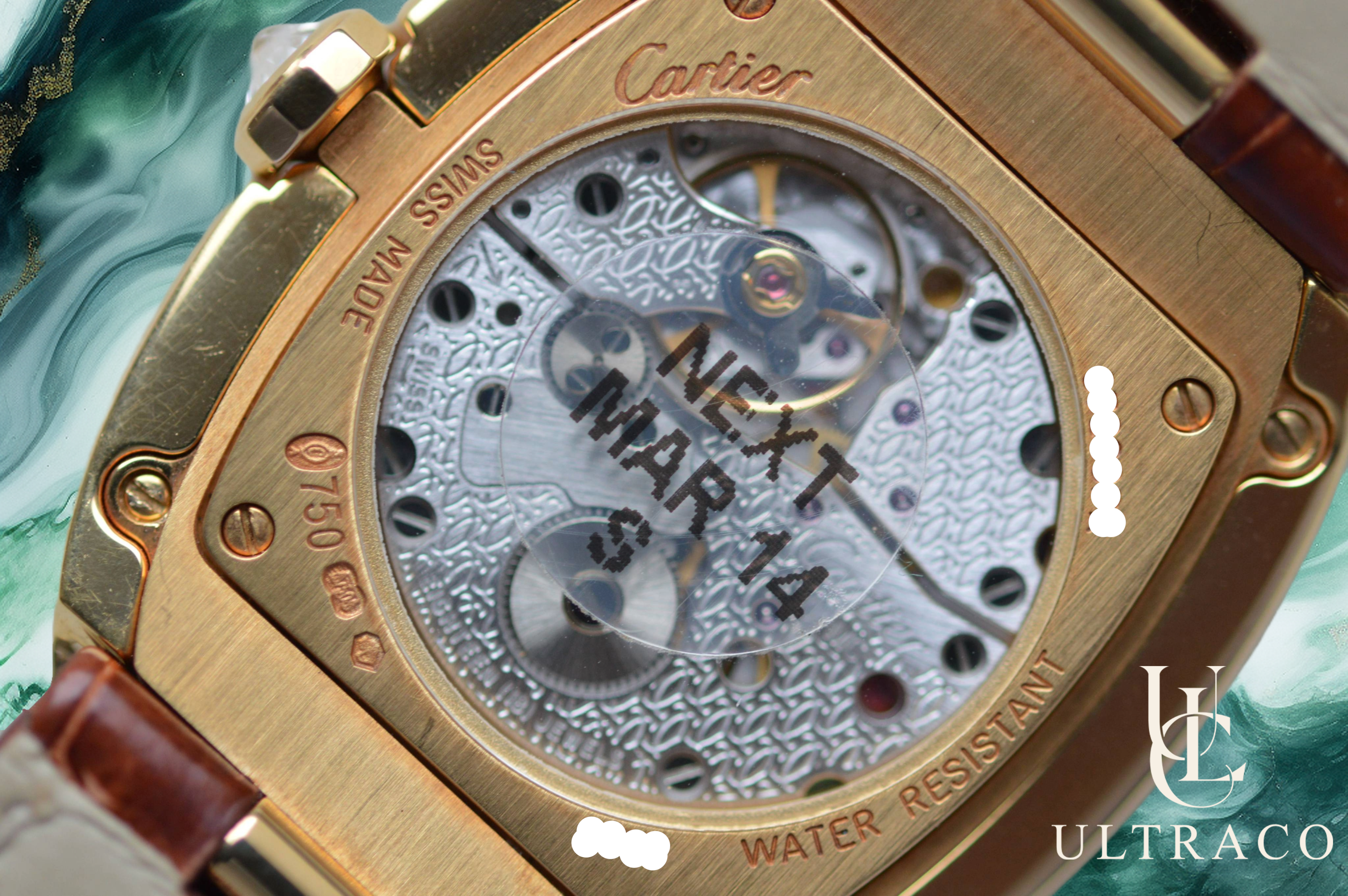 Cartier Baignoire XL 18K Yellow Gold & Diamond Bezel