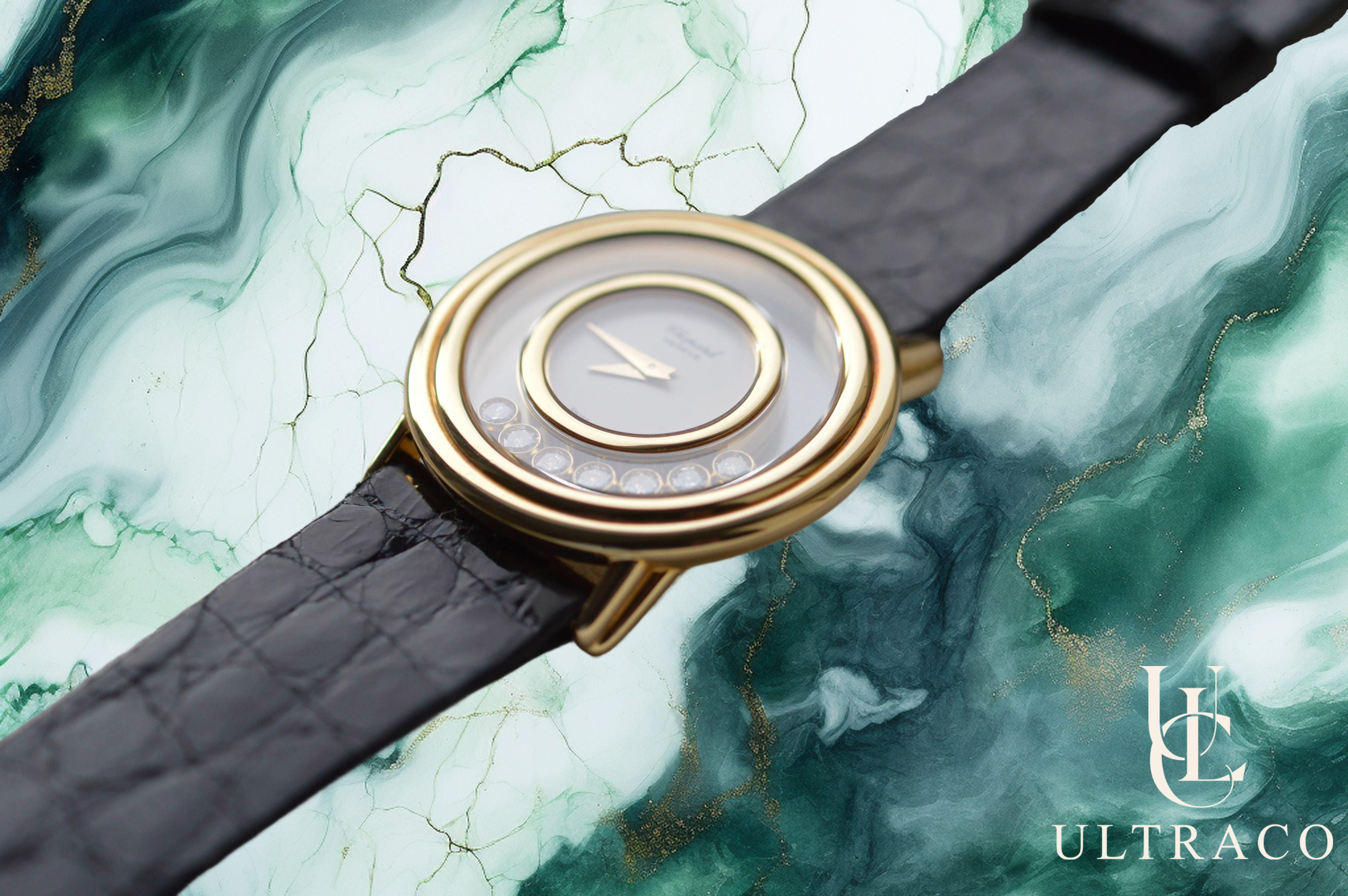 Chopard Happy Diamonds 18K Yellow Gold Quartz