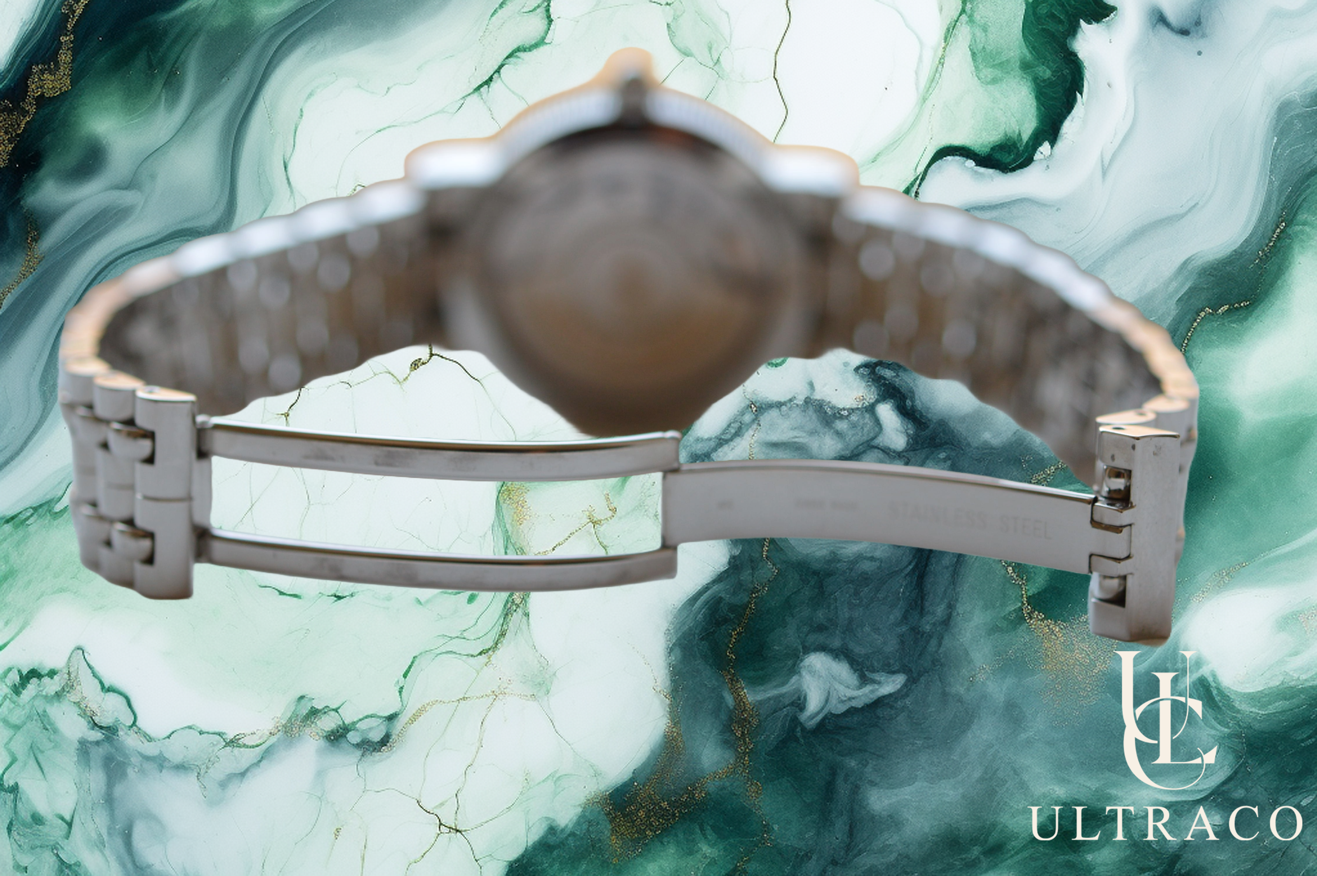 Gérald Genta Retro Biretro Mother Of Pearl Dial Stainless Steel