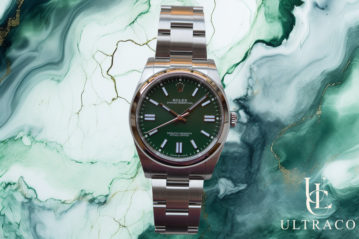 Rolex Oyster Perpetual 41 Green Dial 124300
