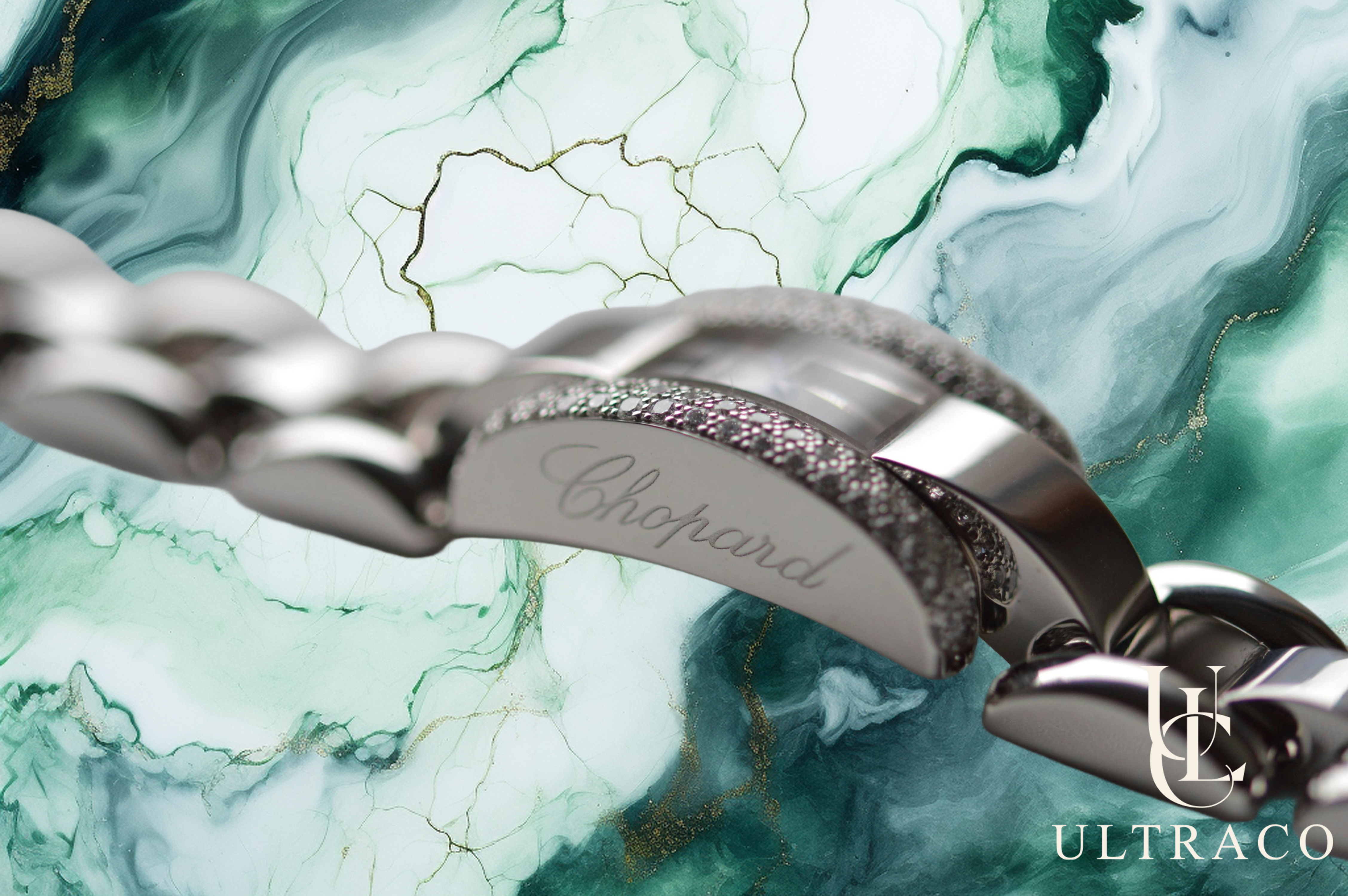 Chopard La Strada 18K White Gold Diamond Case Quartz