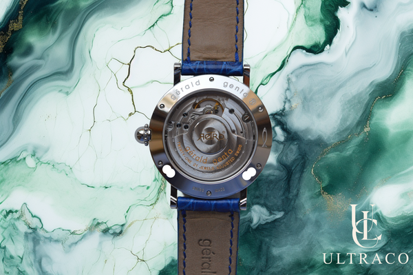 Gérald Genta Retro Biretro Blue Dial