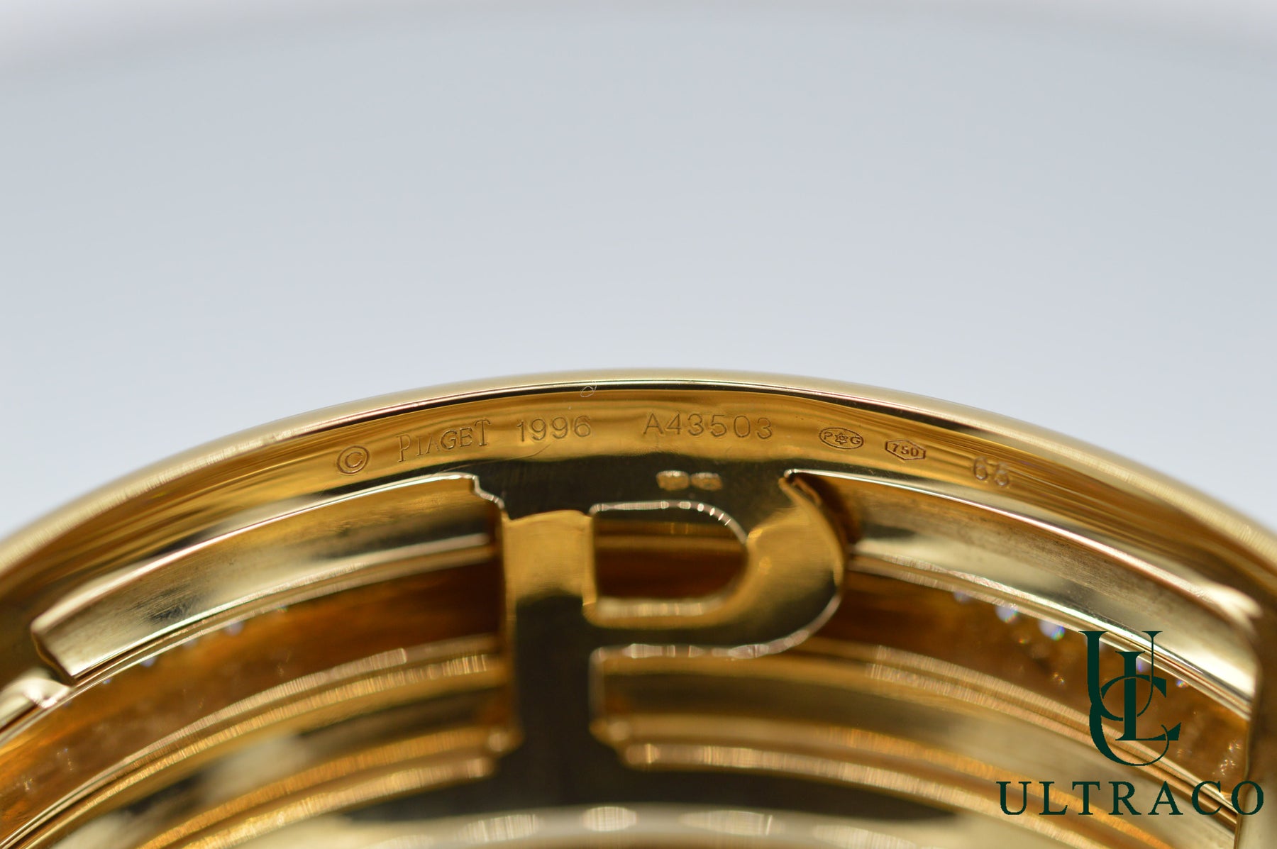 Piaget Possession Spinning Bangle With Diamonds & 18K Yellow Gold